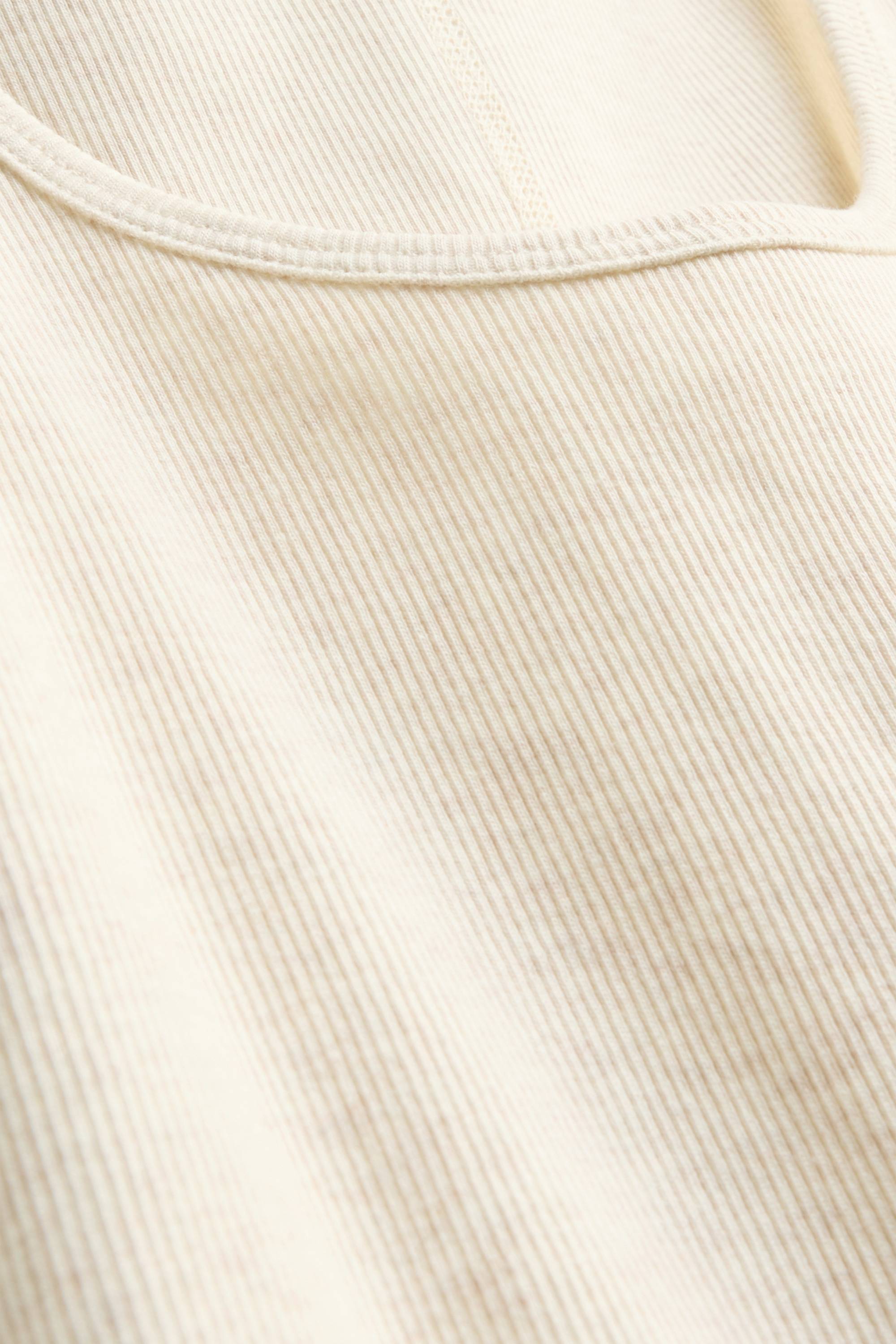 Top - ribbed creme