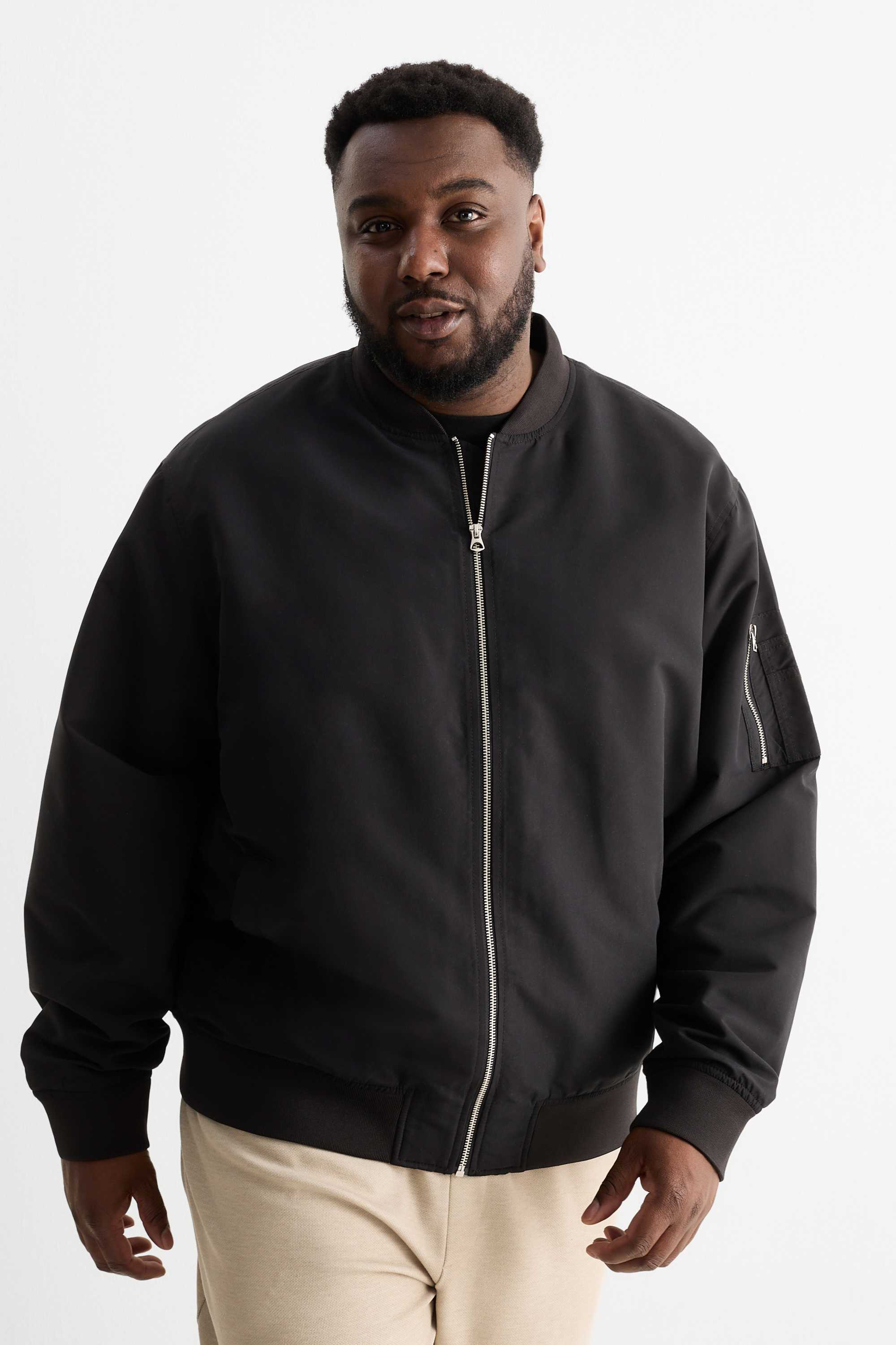 Bomber jacket black