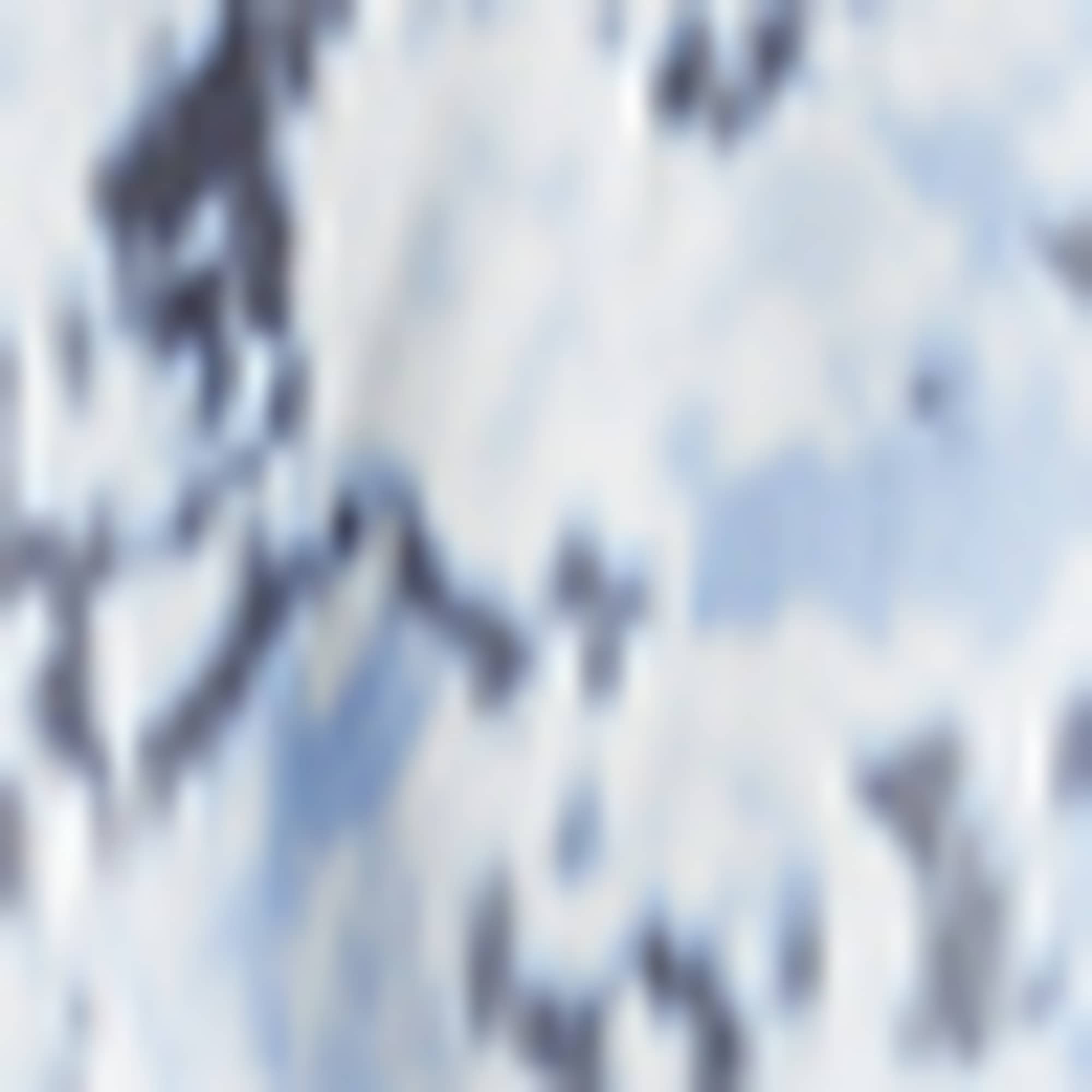 Dress - patterned white / blue