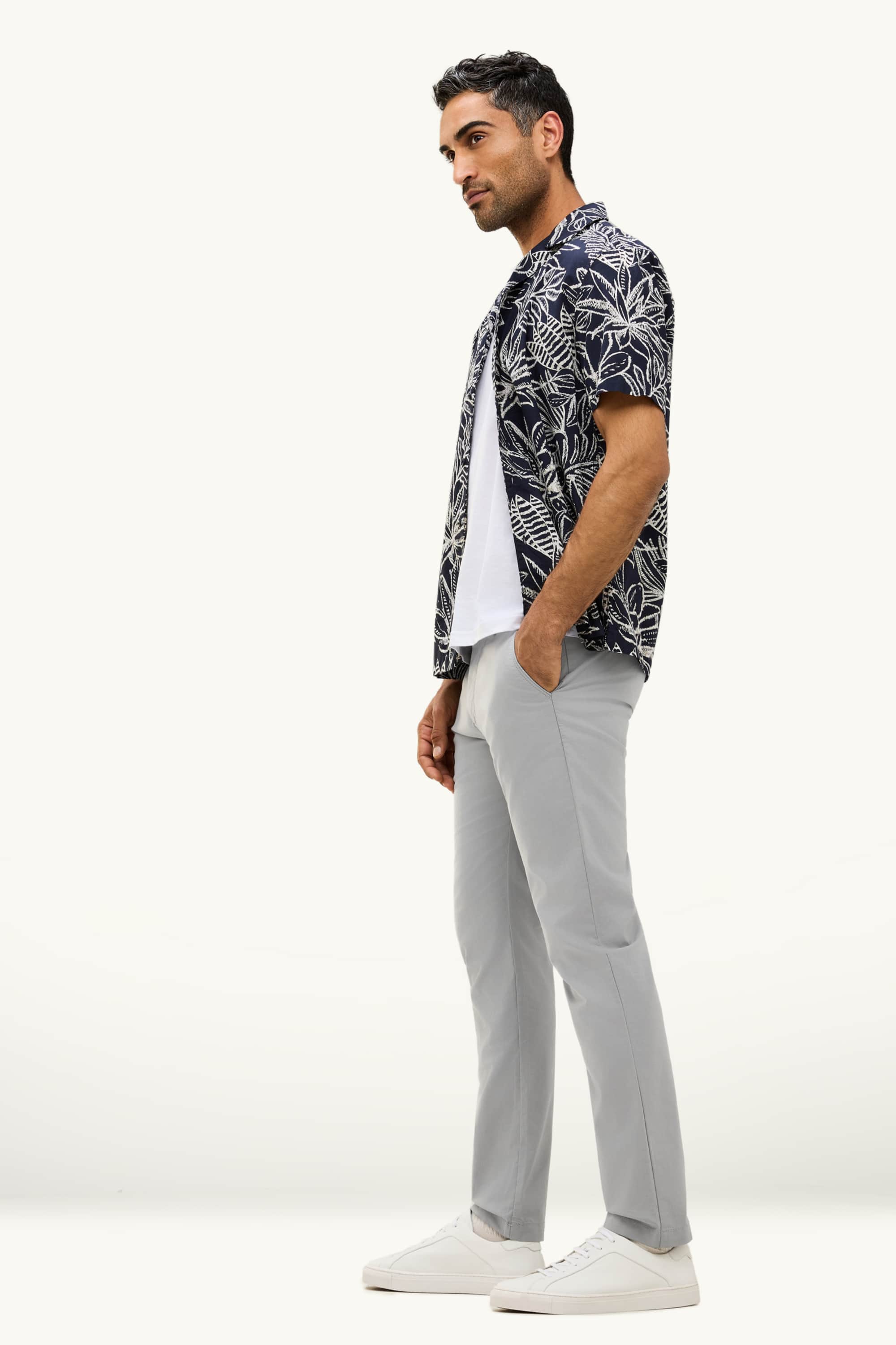 Chinos - slim fit gray