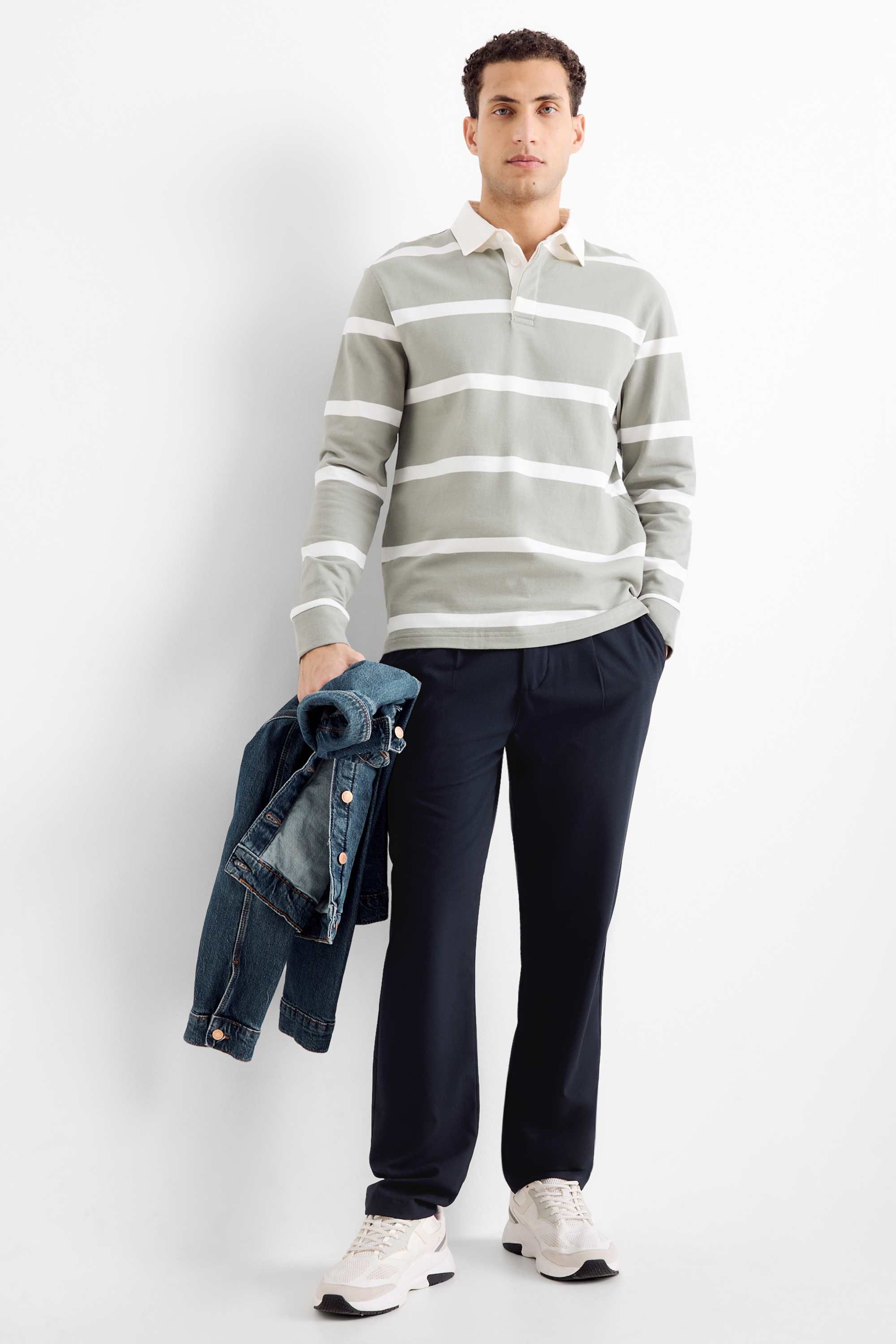 Chinos - tapered fit dark blue
