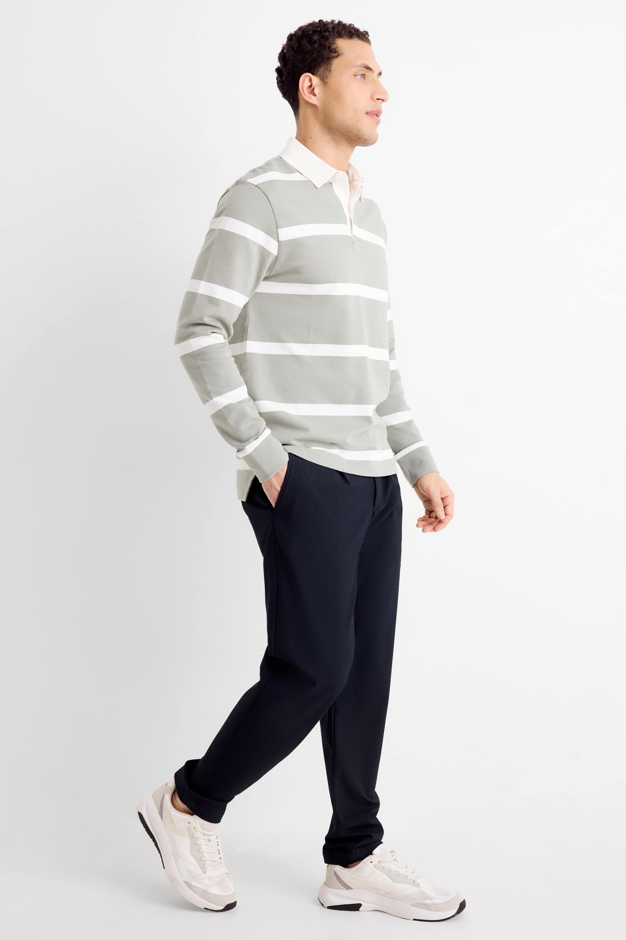 Chinos - tapered fit dark blue