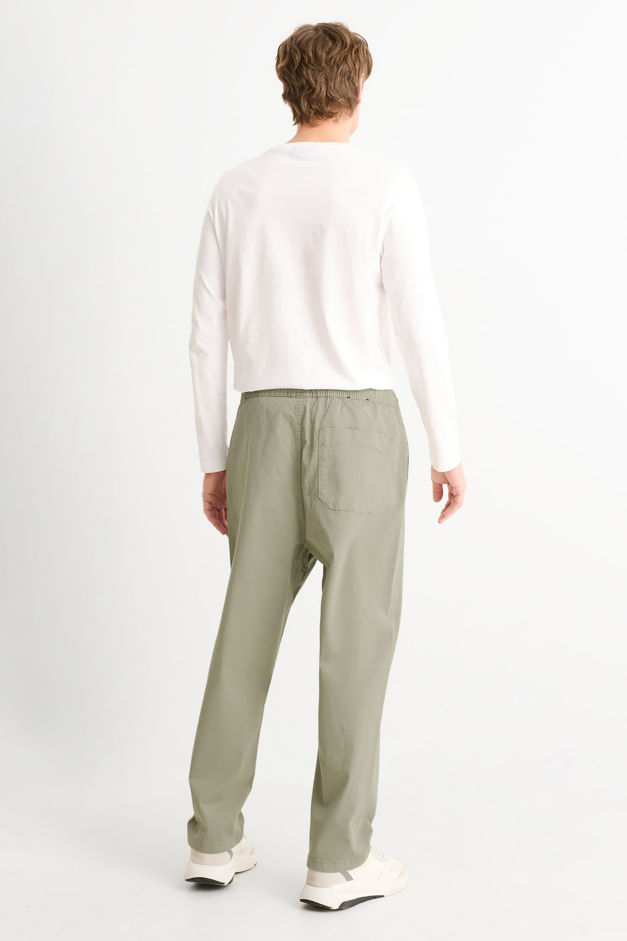 Chinos - relaxed fit light green