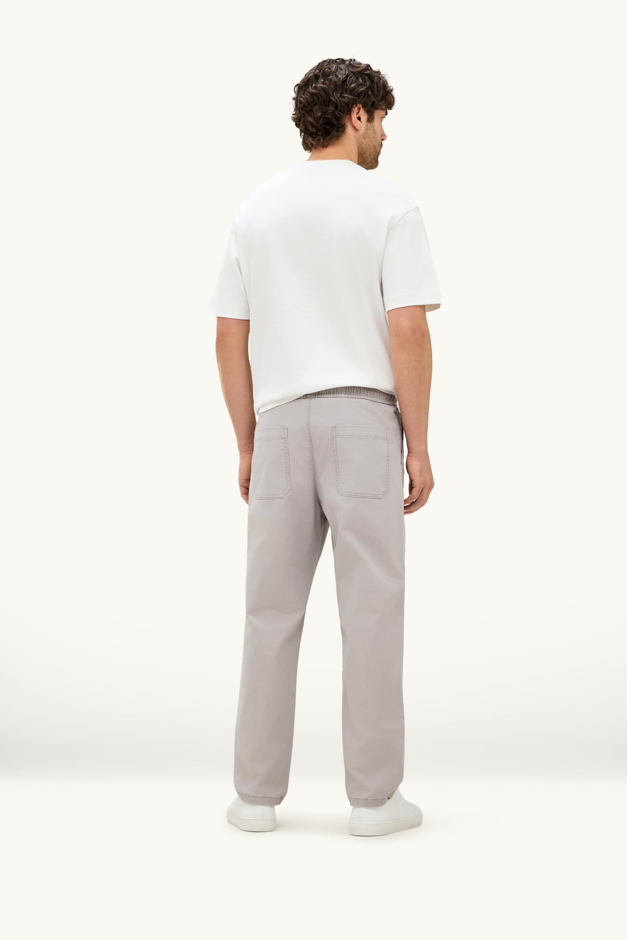 Chinos - slim fit light gray