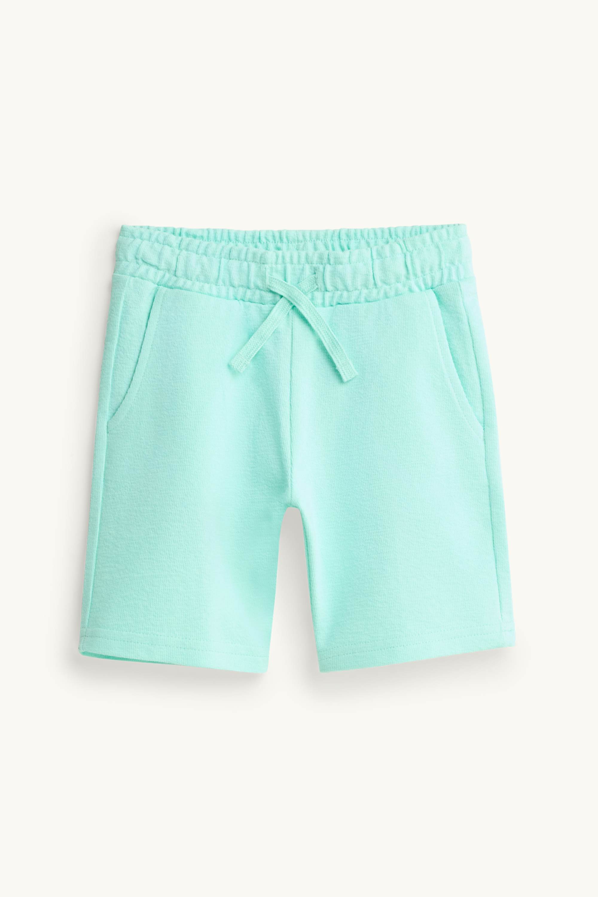 Marine animals - set - short sleeve T-shirt and sweat shorts - 2 piece white / turquoise