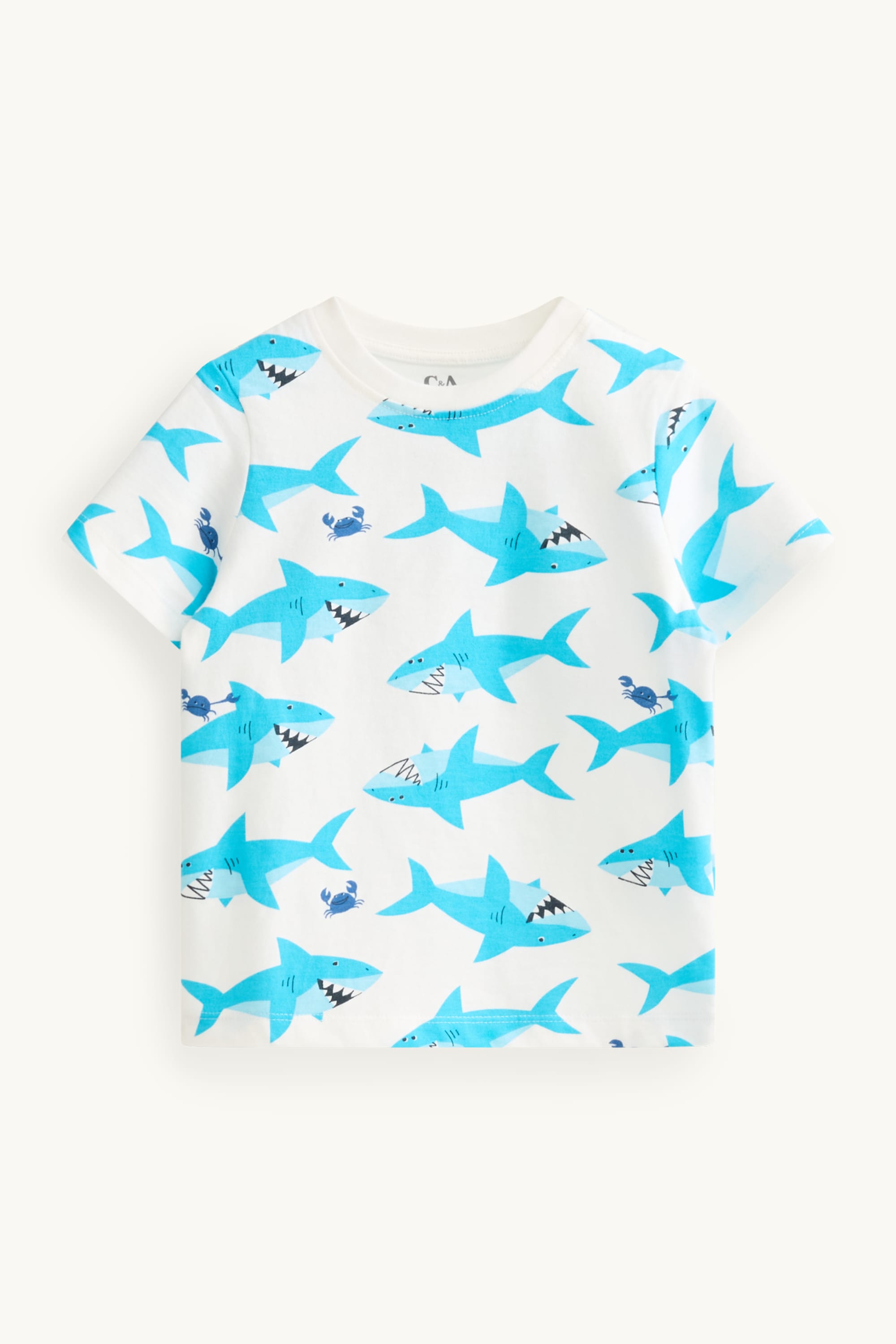 Multipack of 3 - shark - short sleeve T-shirt white / yellow