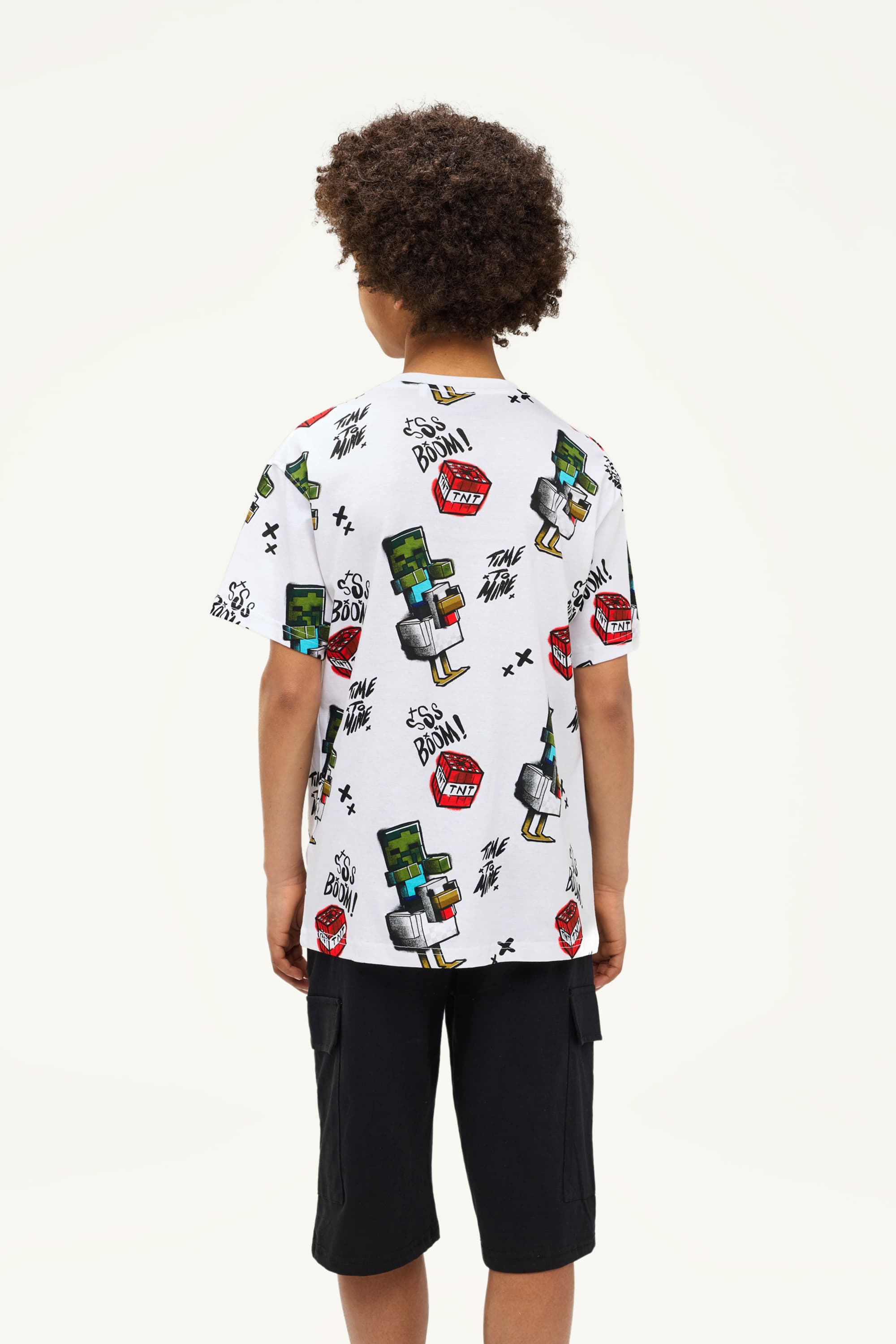 Multipack of 2 - Minecraft - short sleeve T-shirt white
