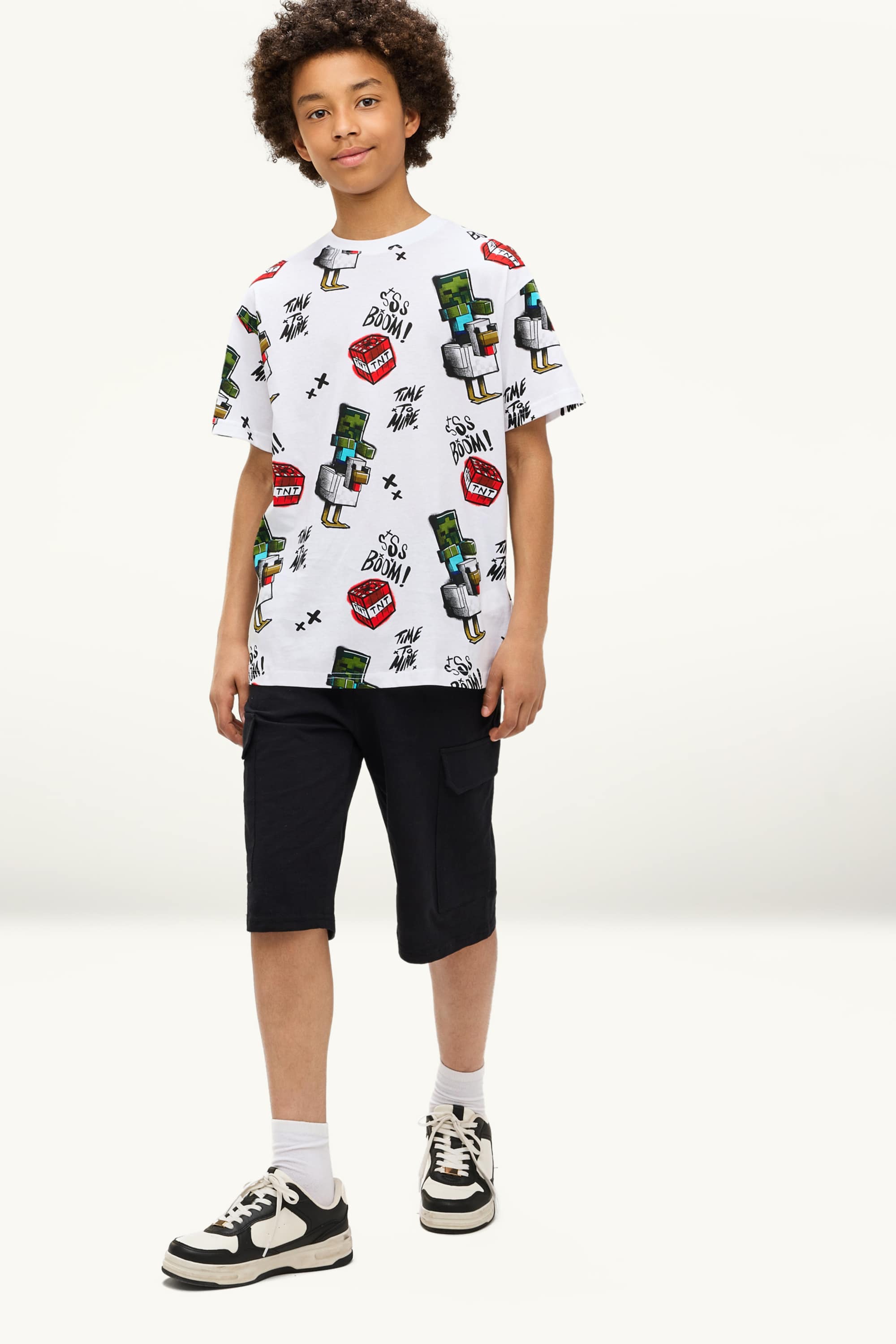 Multipack of 2 - Minecraft - short sleeve T-shirt white
