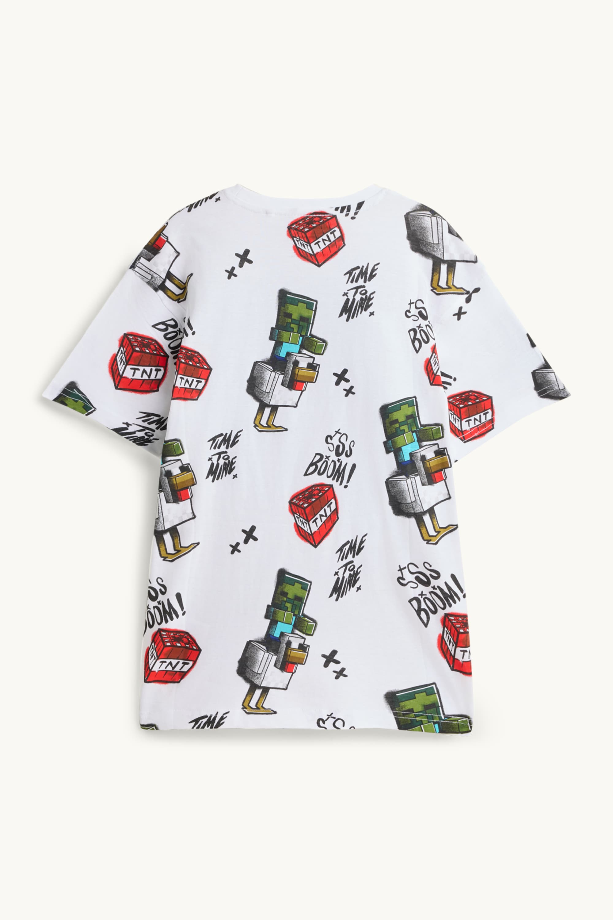 Multipack of 2 - Minecraft - short sleeve T-shirt white