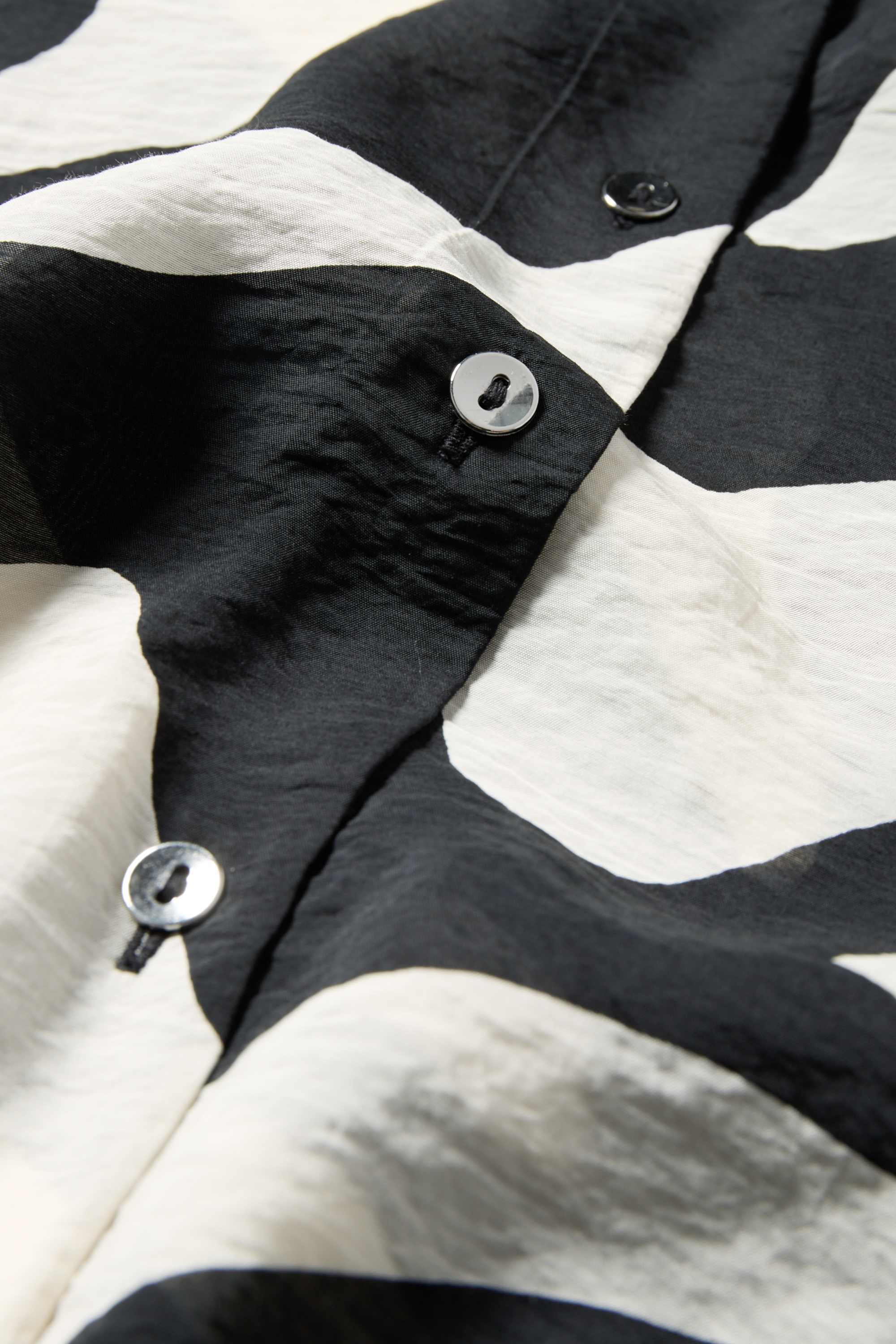 Shirt blouse - patterned white / black