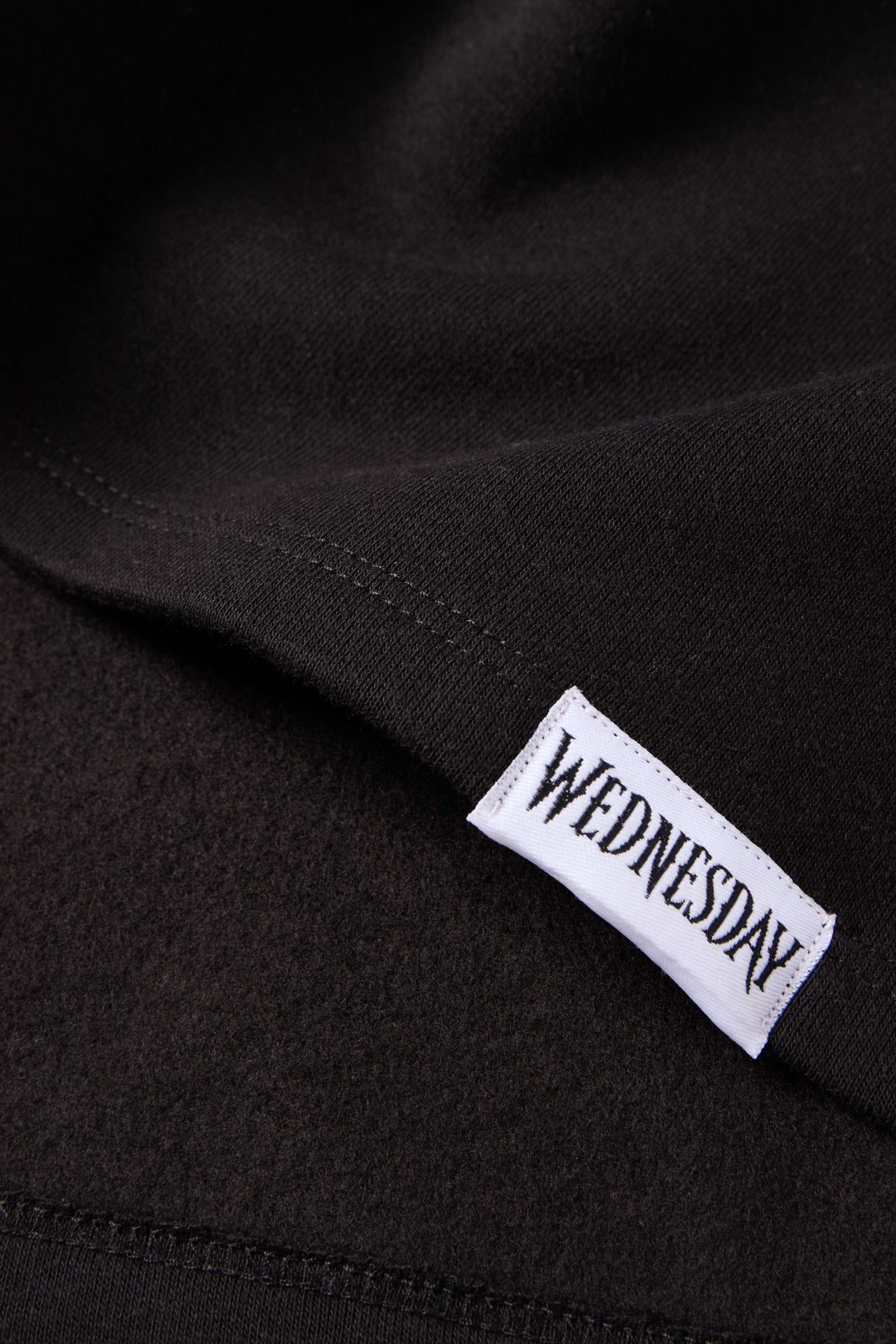 Wednesday - sweatshirt dress - shiny black