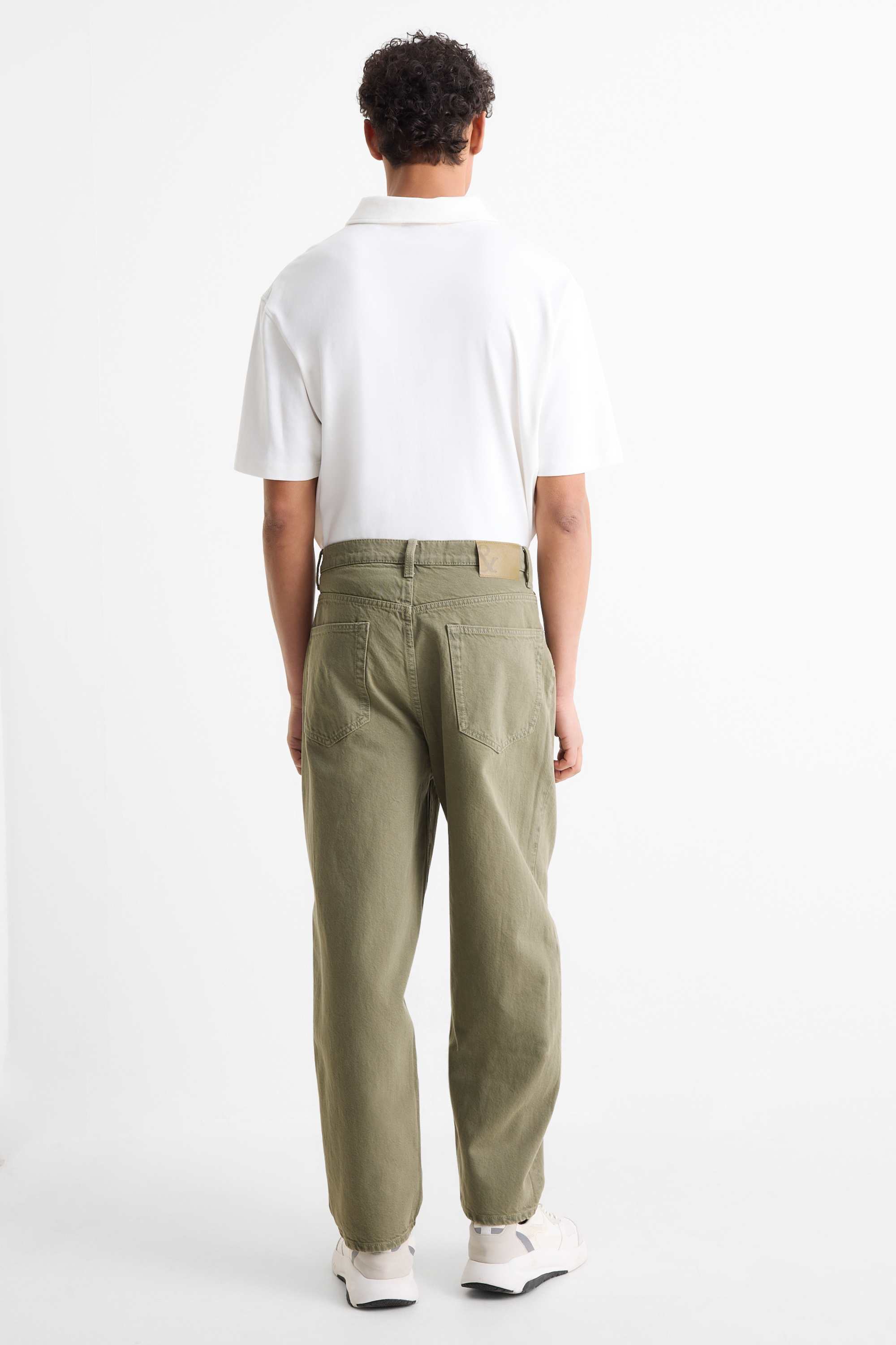 Barrel jeans green