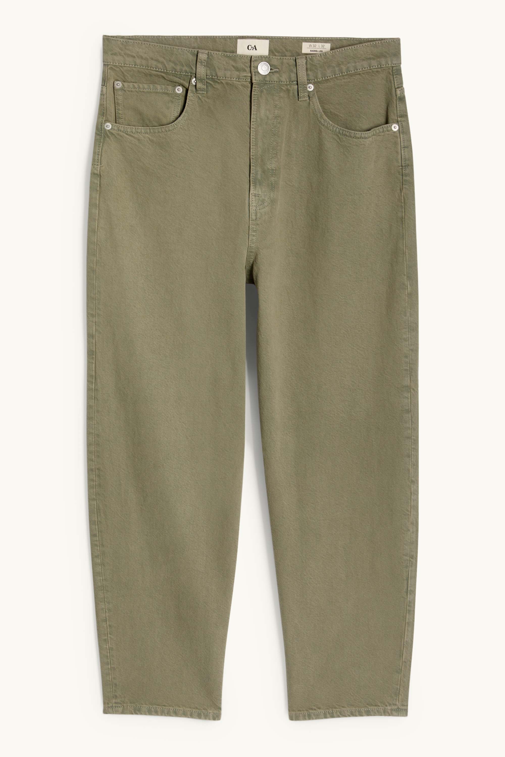 Barrel jeans green