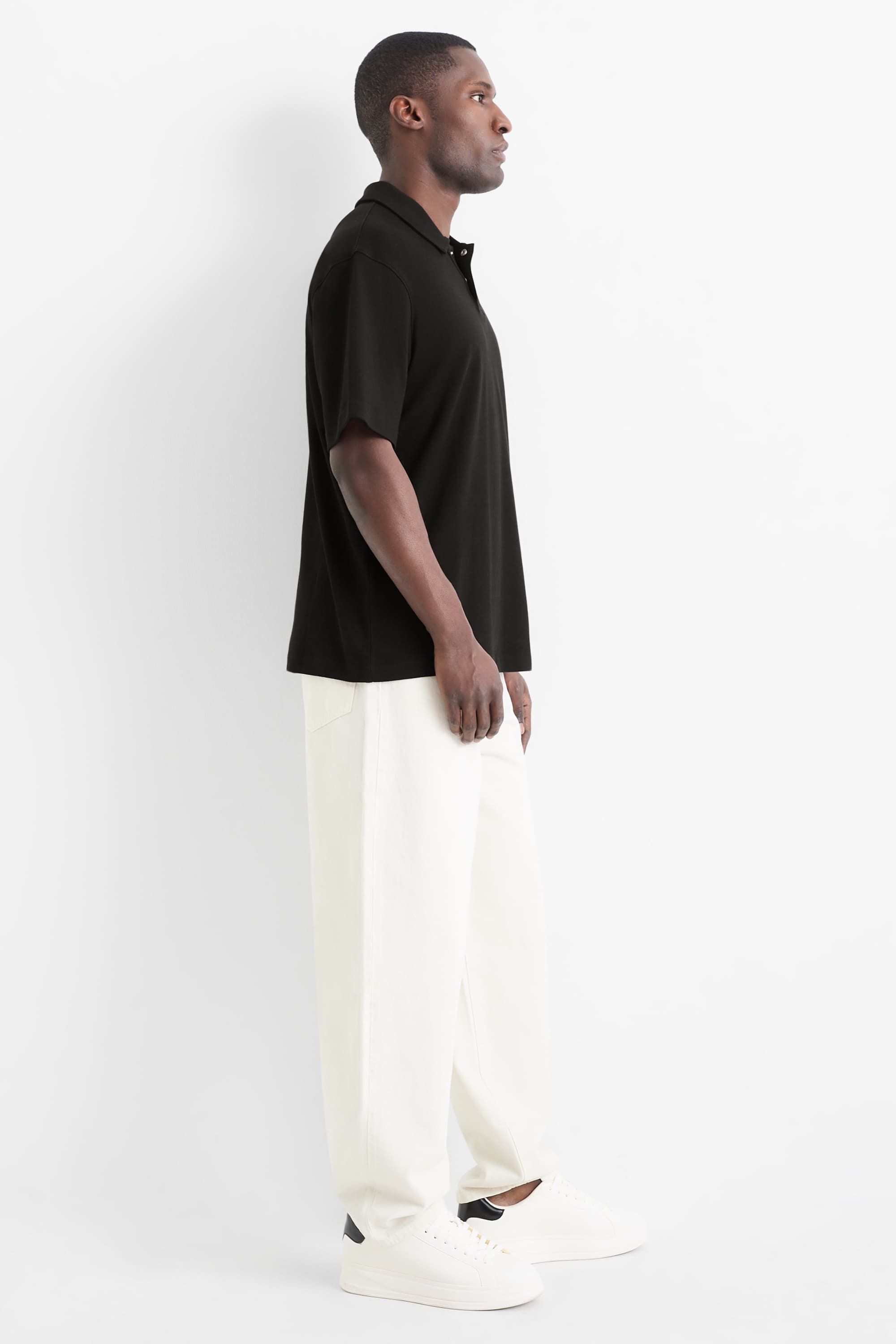 Barrel jeans cremewhite
