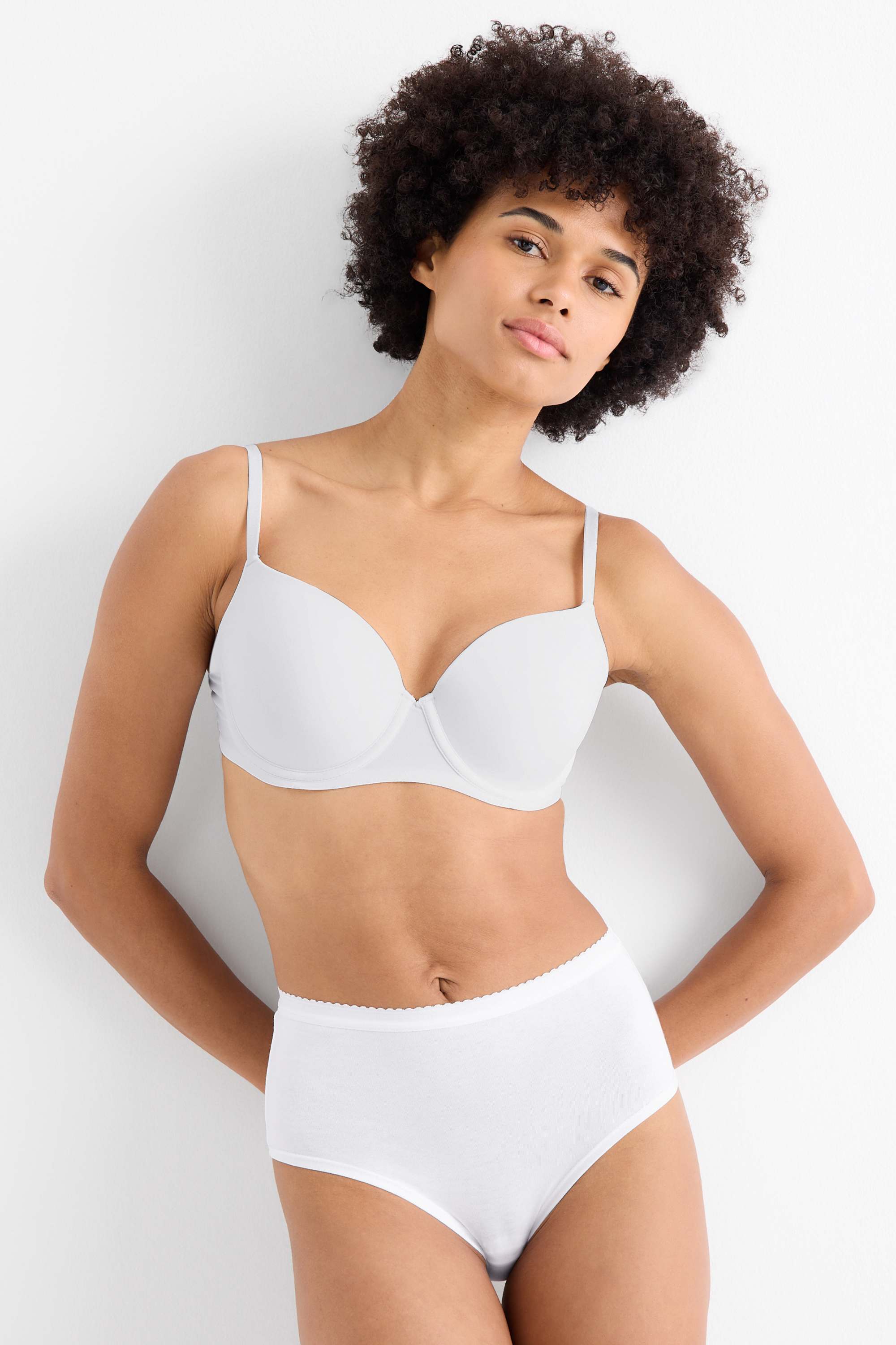 Multipack of 3 - knickers white