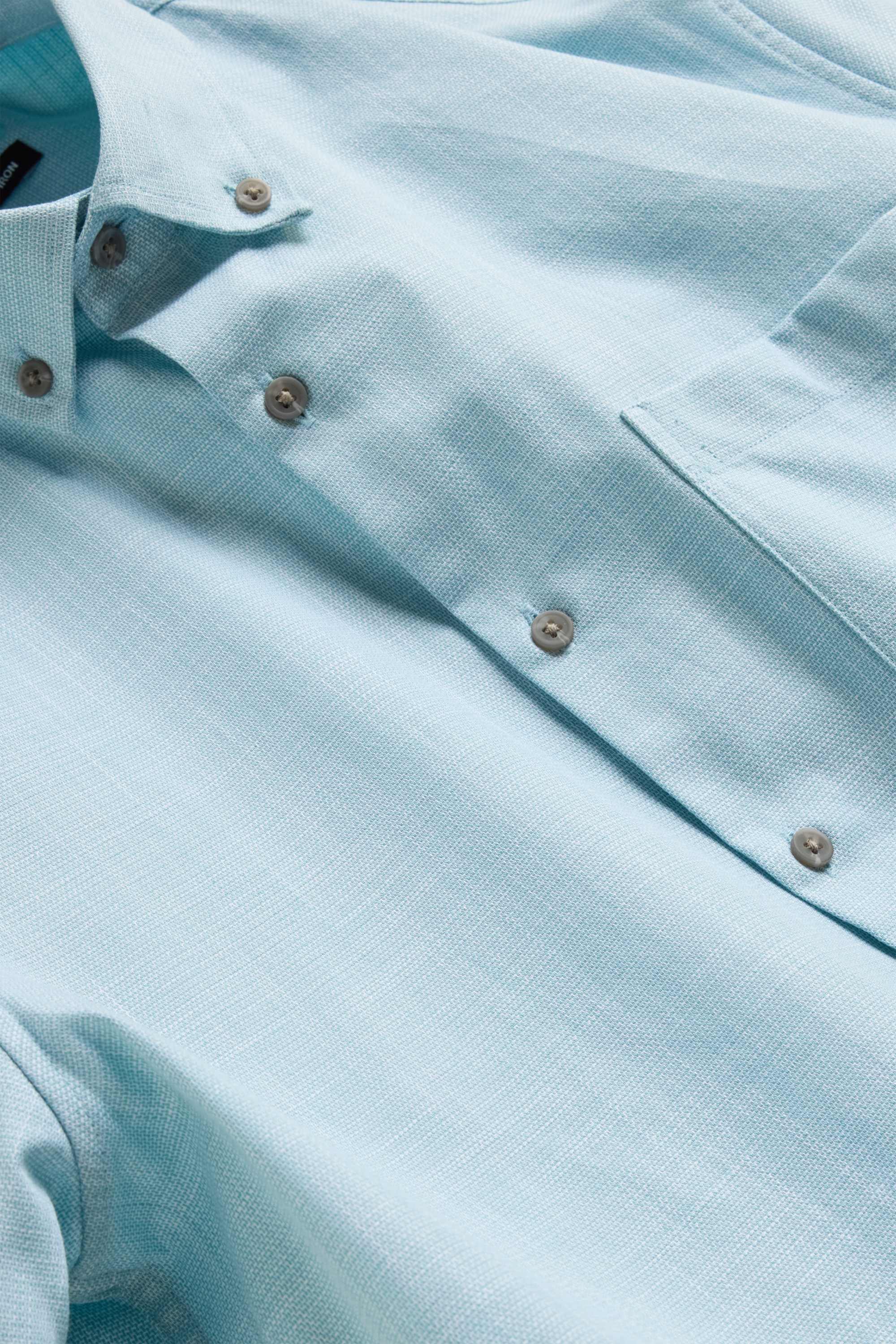 Business shirt - regular fit - button-down collar light blue
