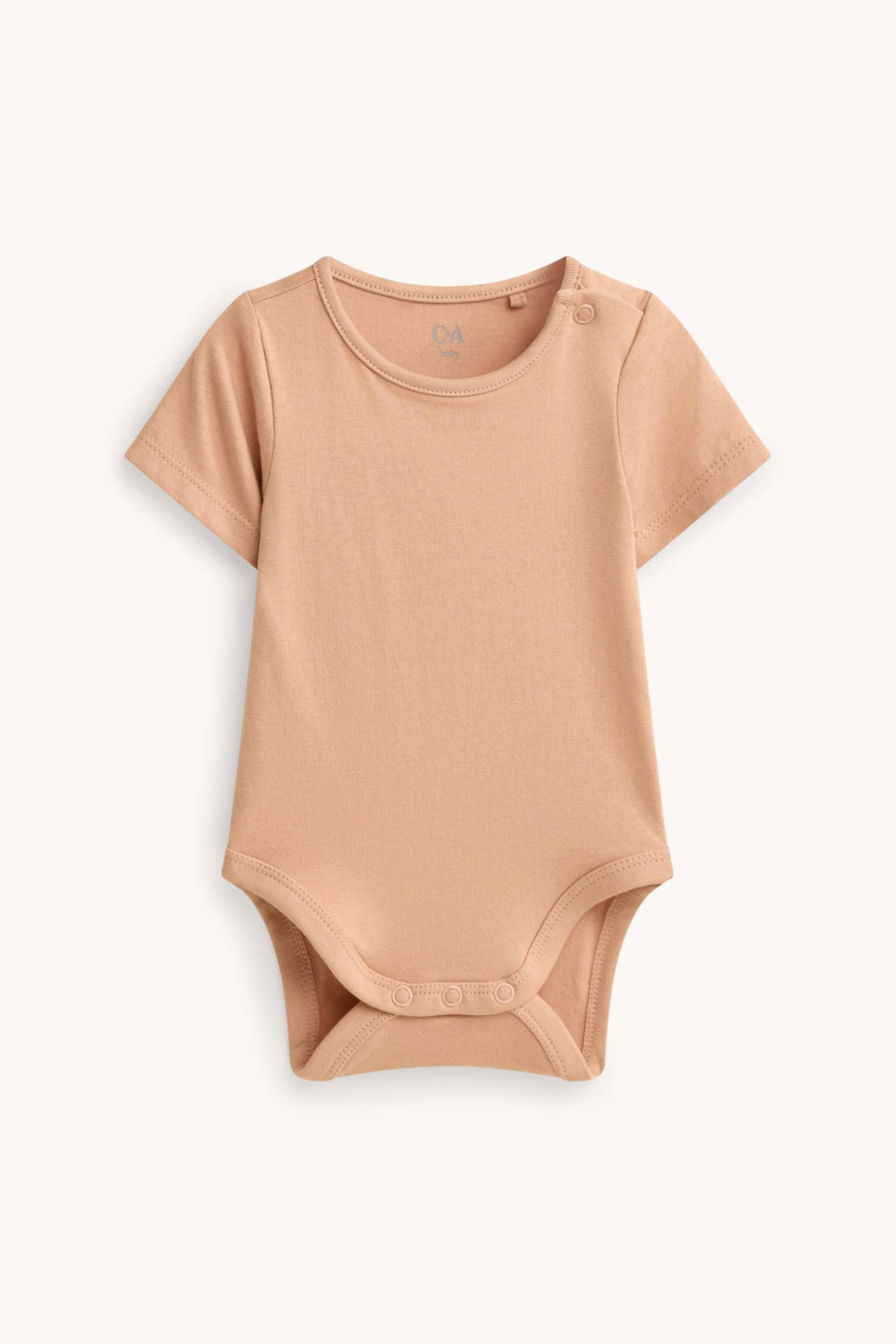 Palm - baby outfit - 2 piece orange / cremewhite