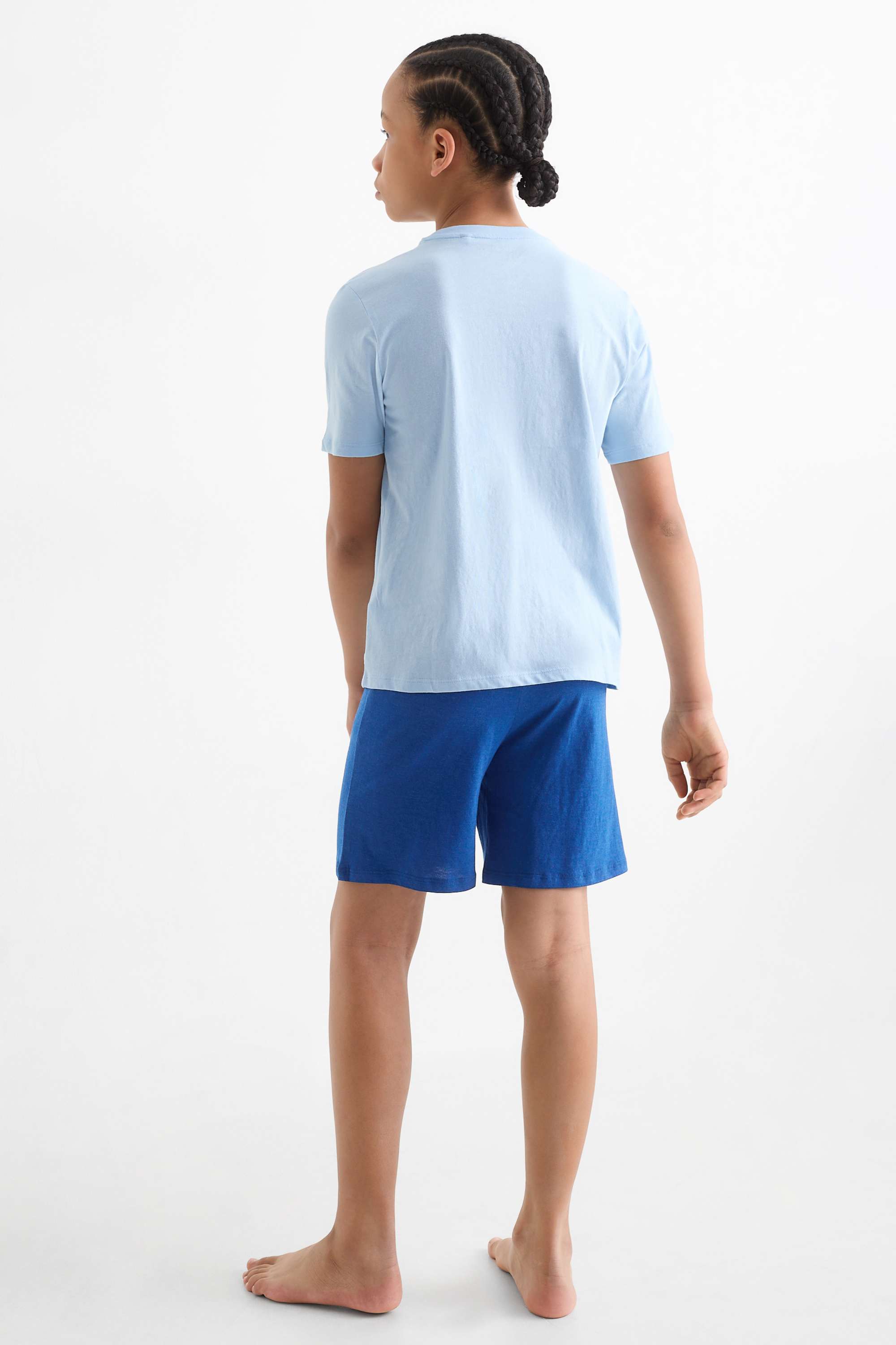 Brawl Stars - short pyjamas - 2-piece light blue