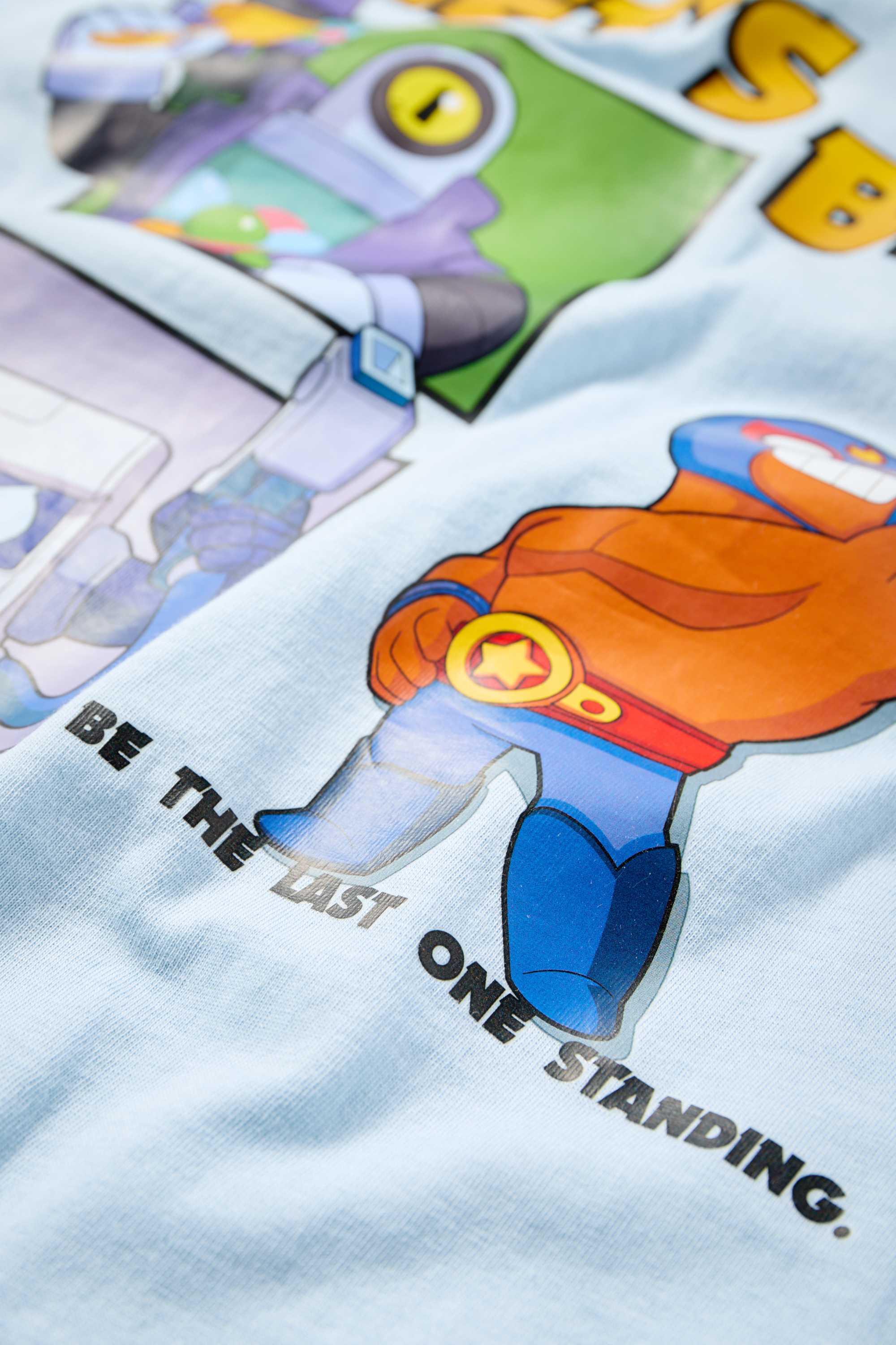 Brawl Stars - short pyjamas - 2-piece light blue