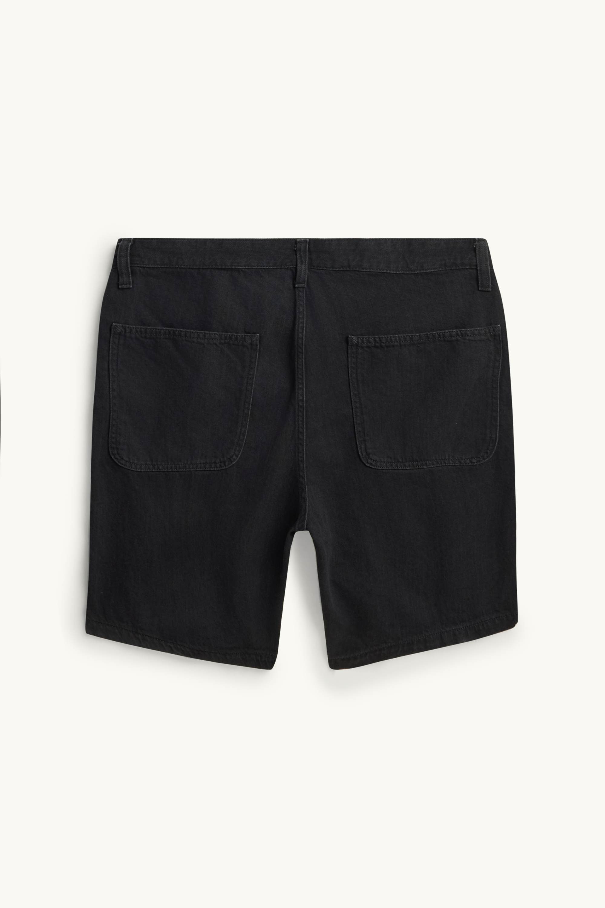 Denim Bermuda shorts - relaxed fit black