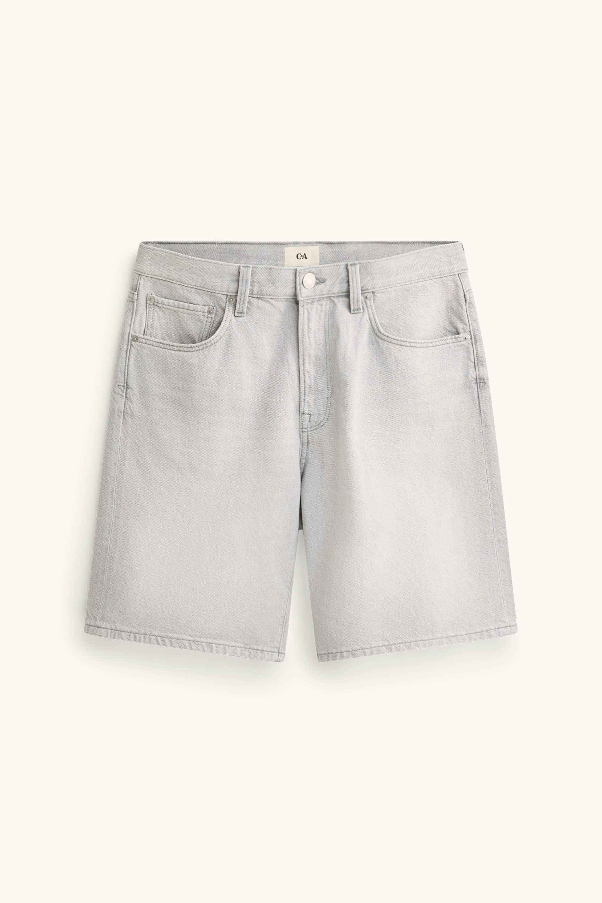 Denim shorts denim-light gray