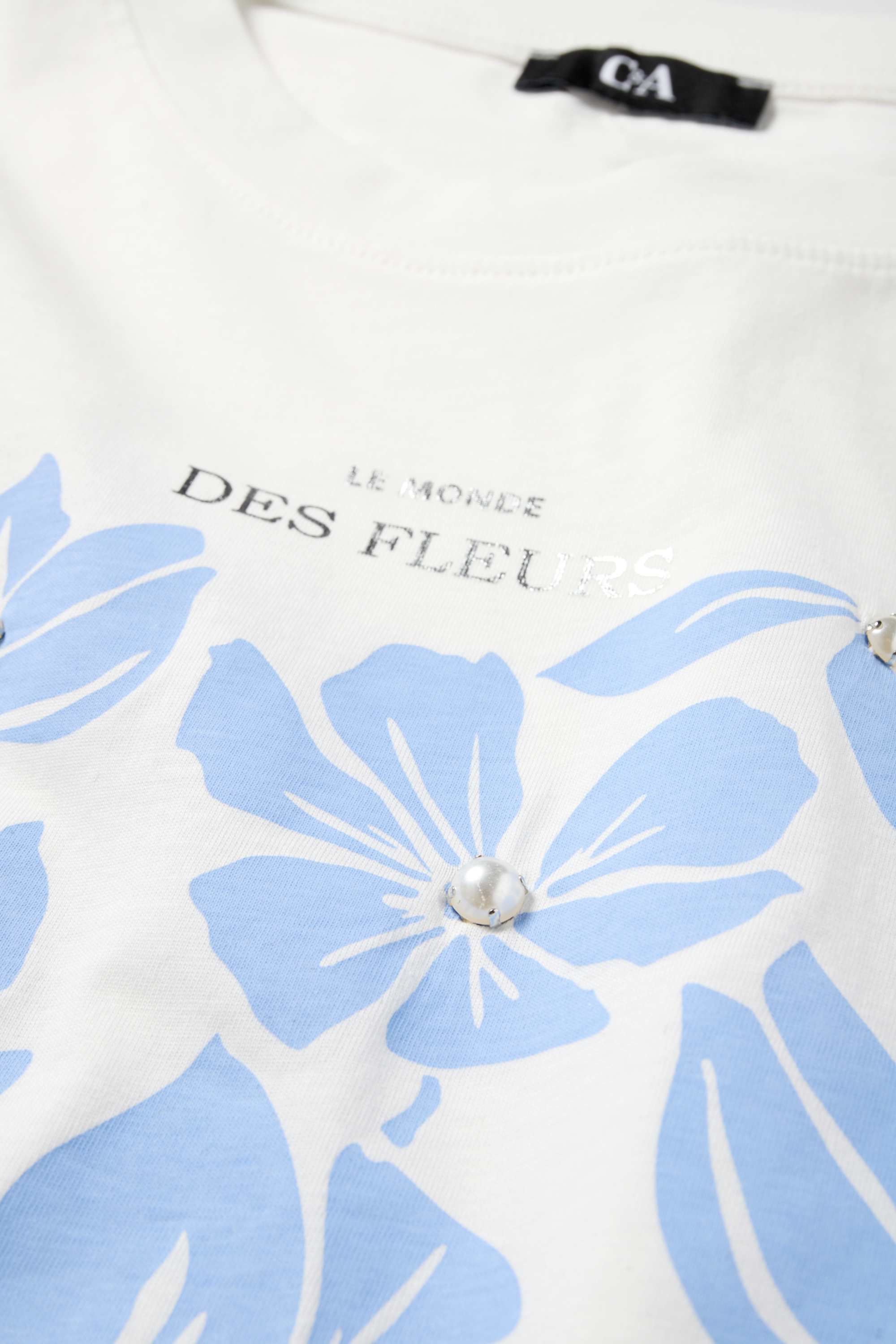 T-shirt - regular fit - shiny white