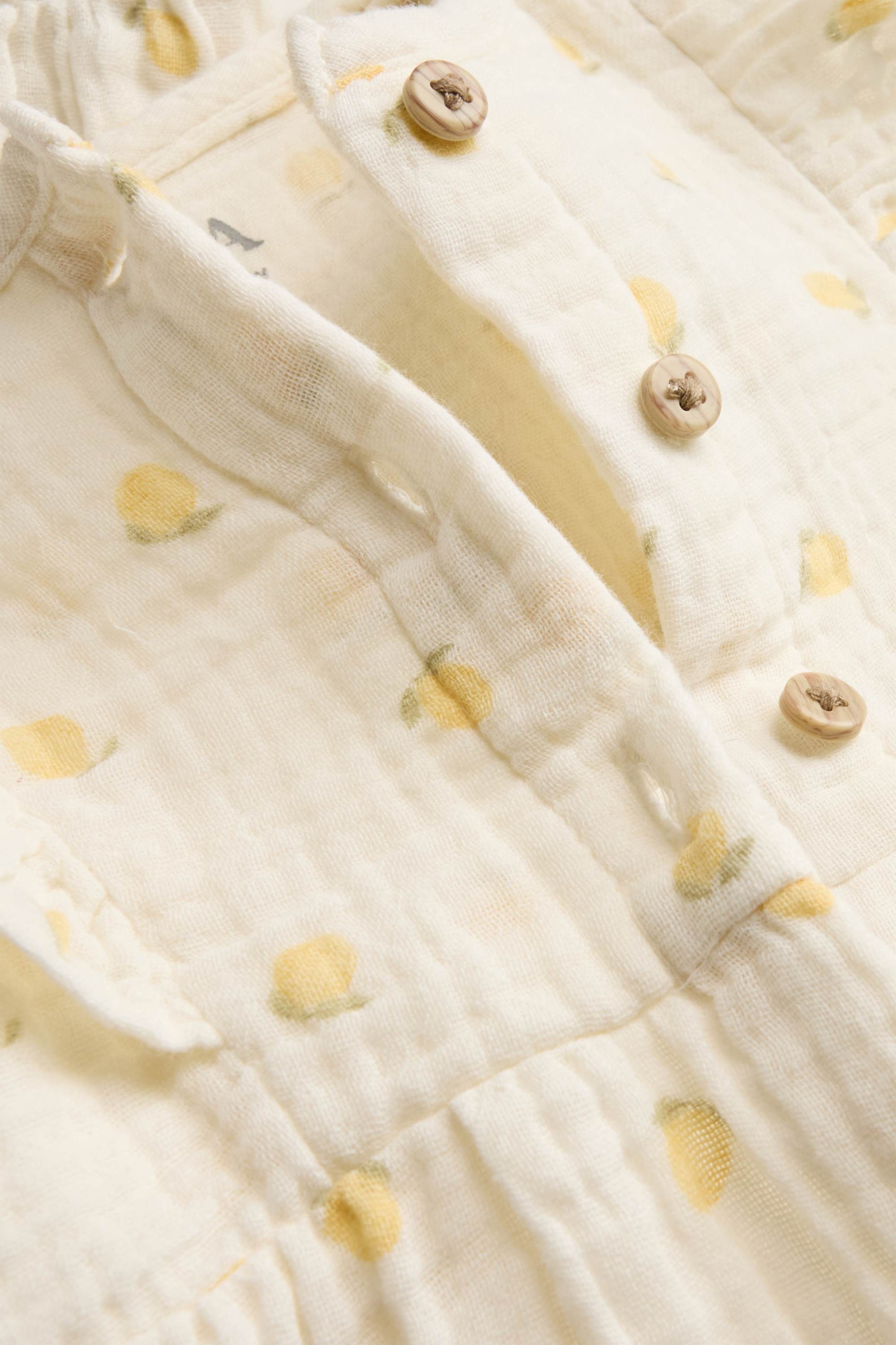 Lemon - baby jumpsuit - textured cremewhite