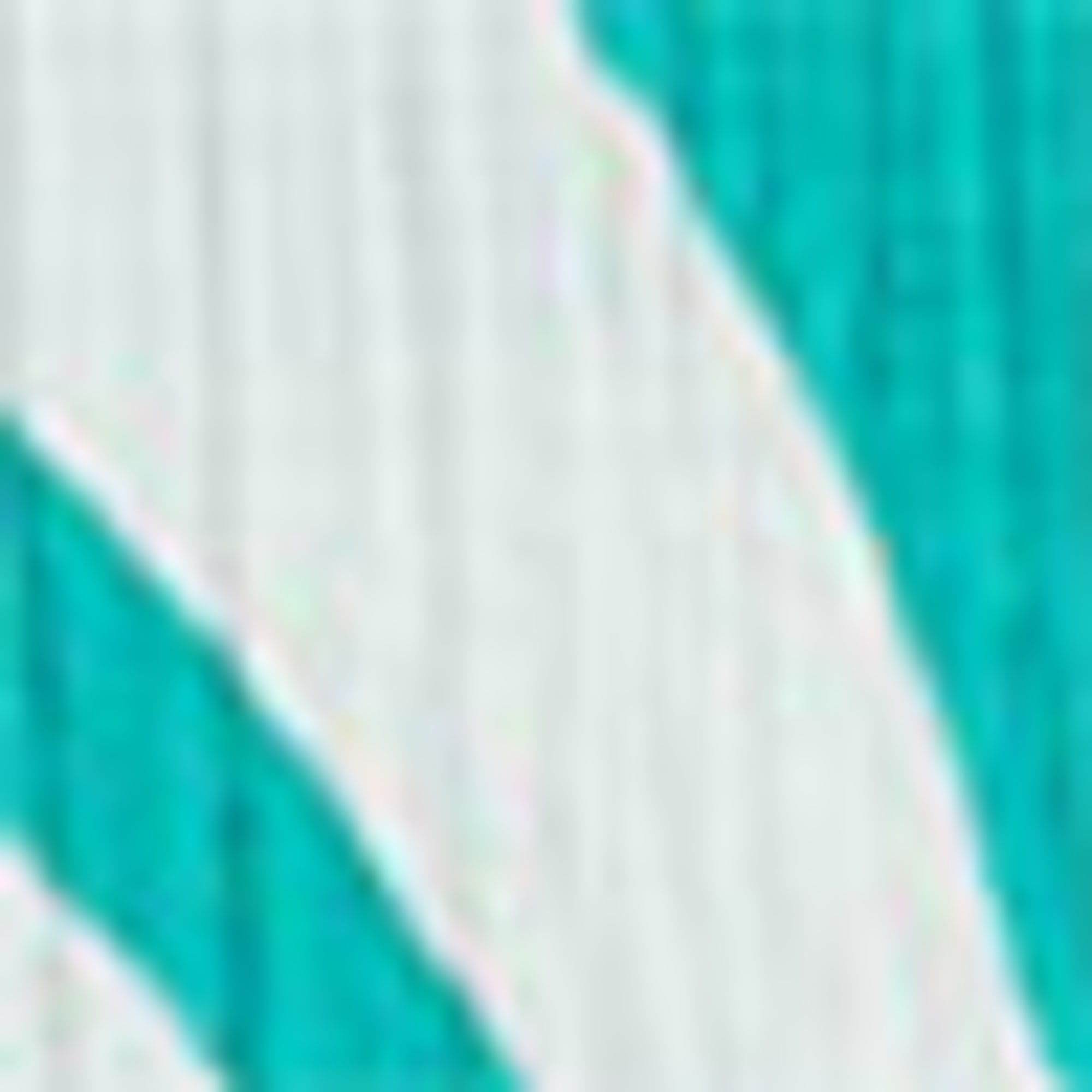 Blouse top - patterned turquoise