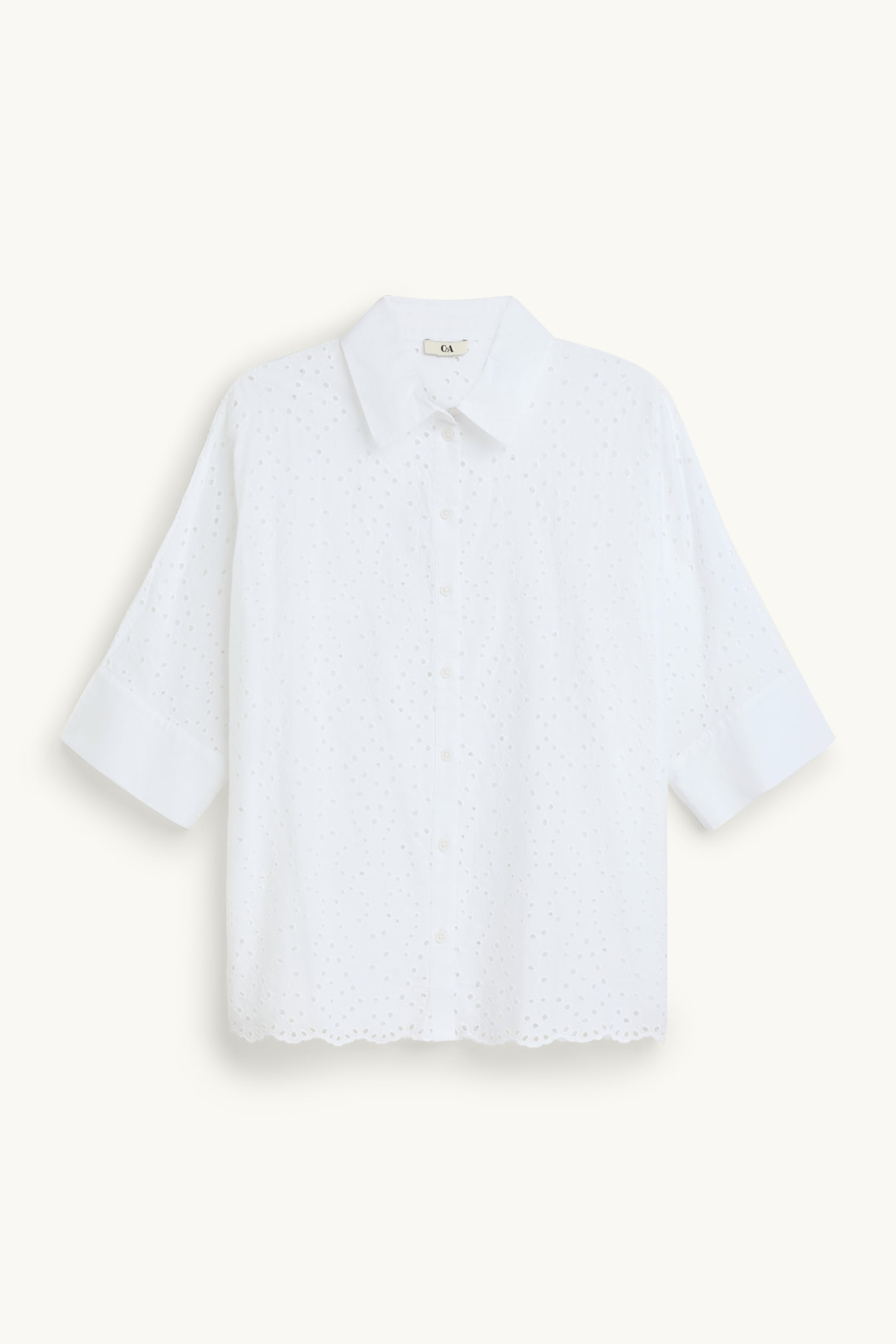 Blouse - broderie anglaise white