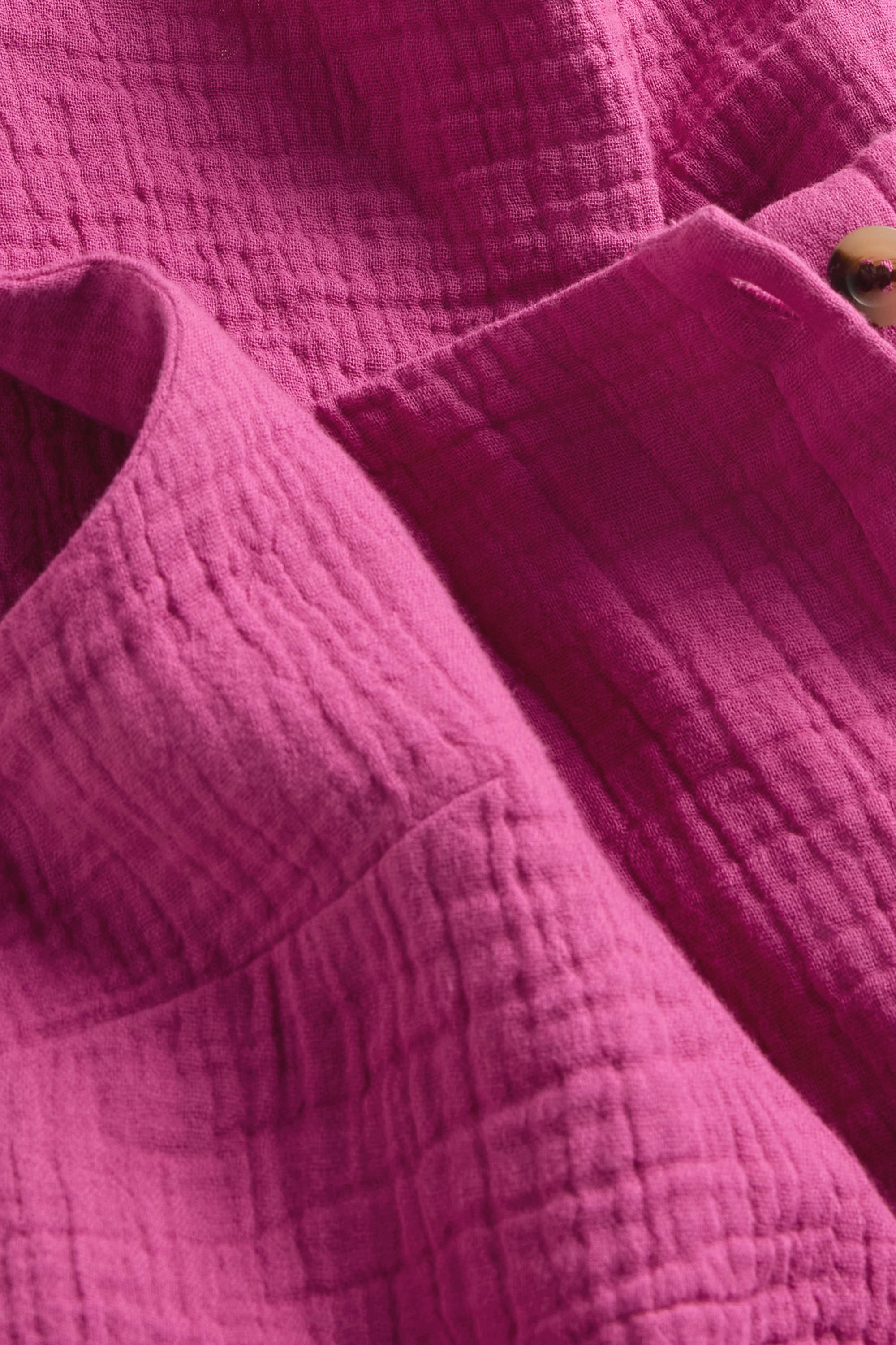 Blouse top - textured pink