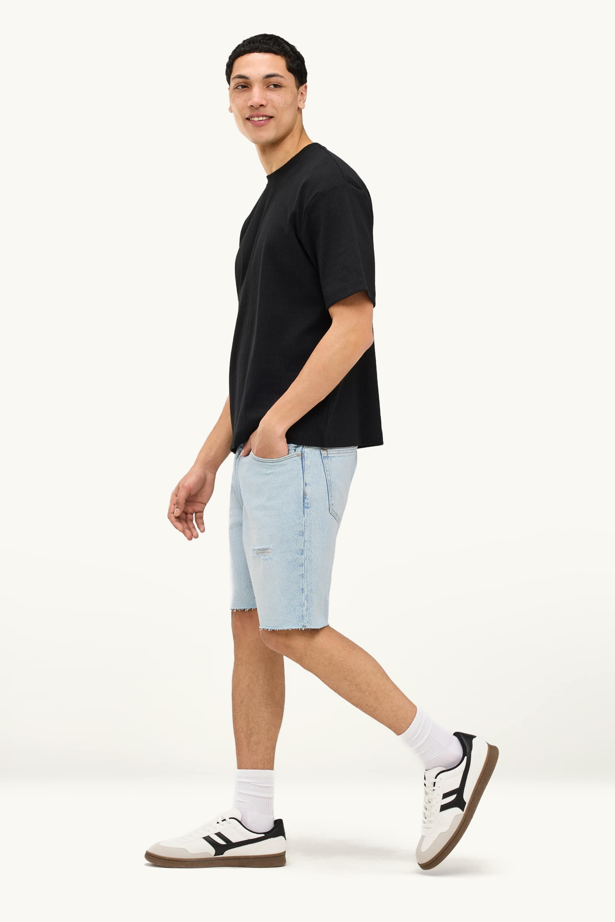 Denim shorts denim-light blue