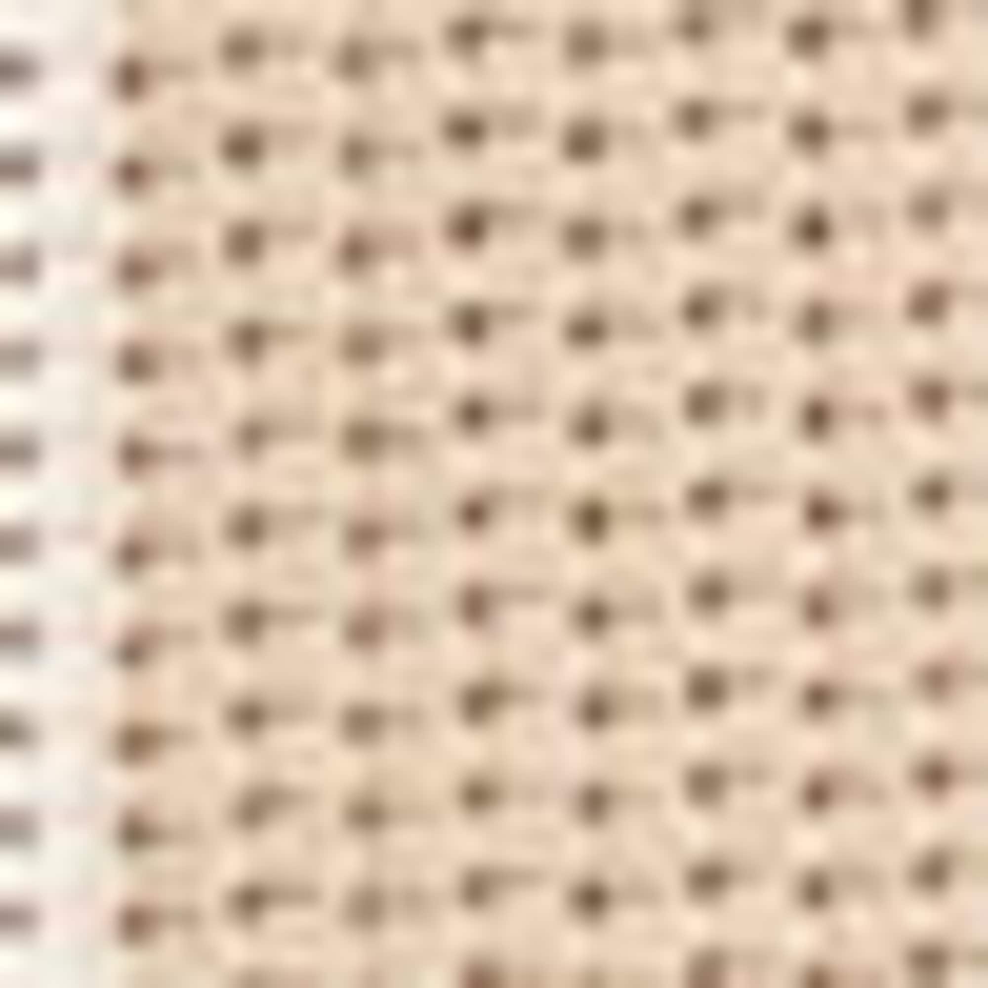 Knitted shirt - regular fit - lapel collar - striped beige