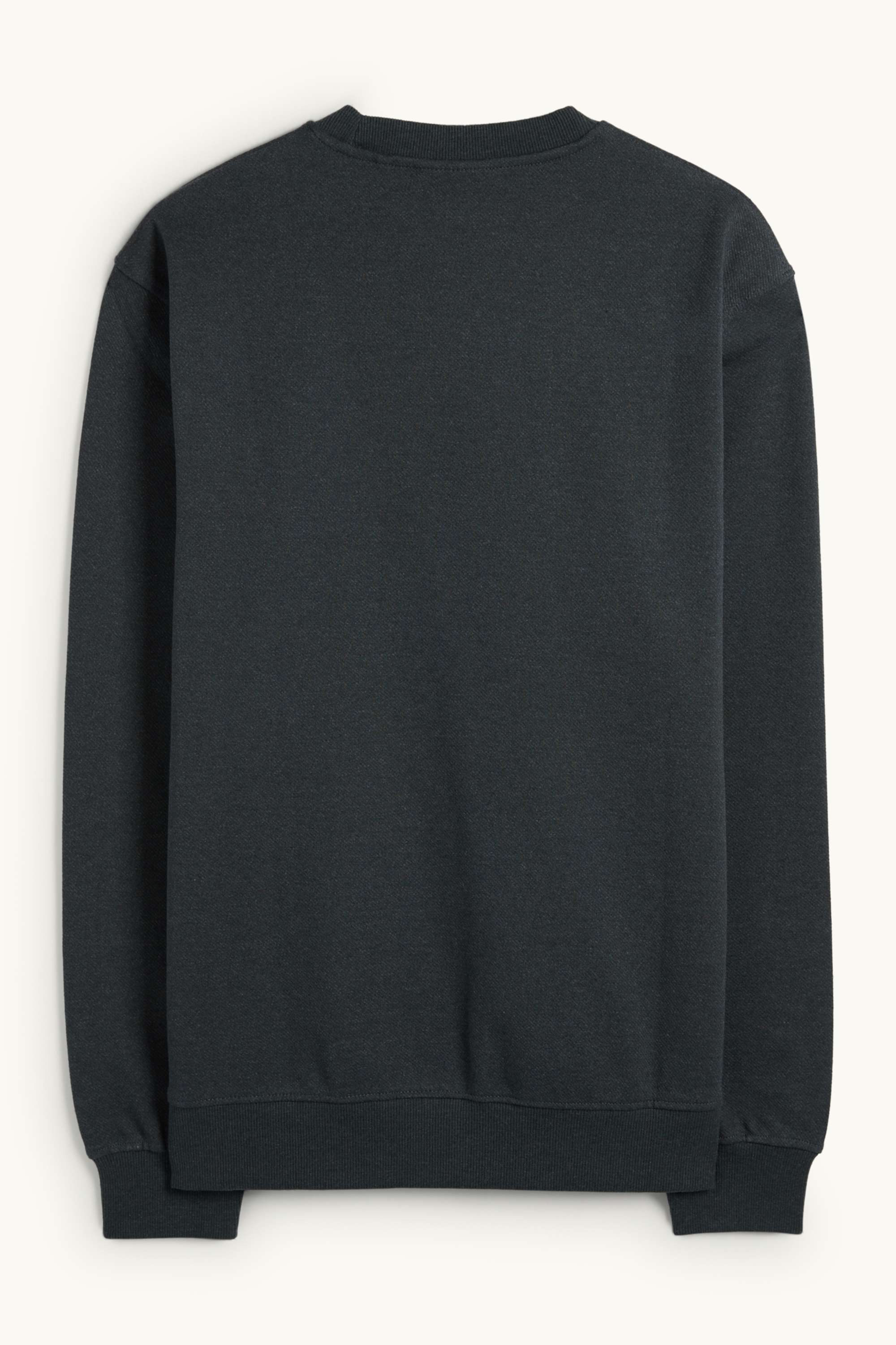 Sweatshirt - textured dark green
