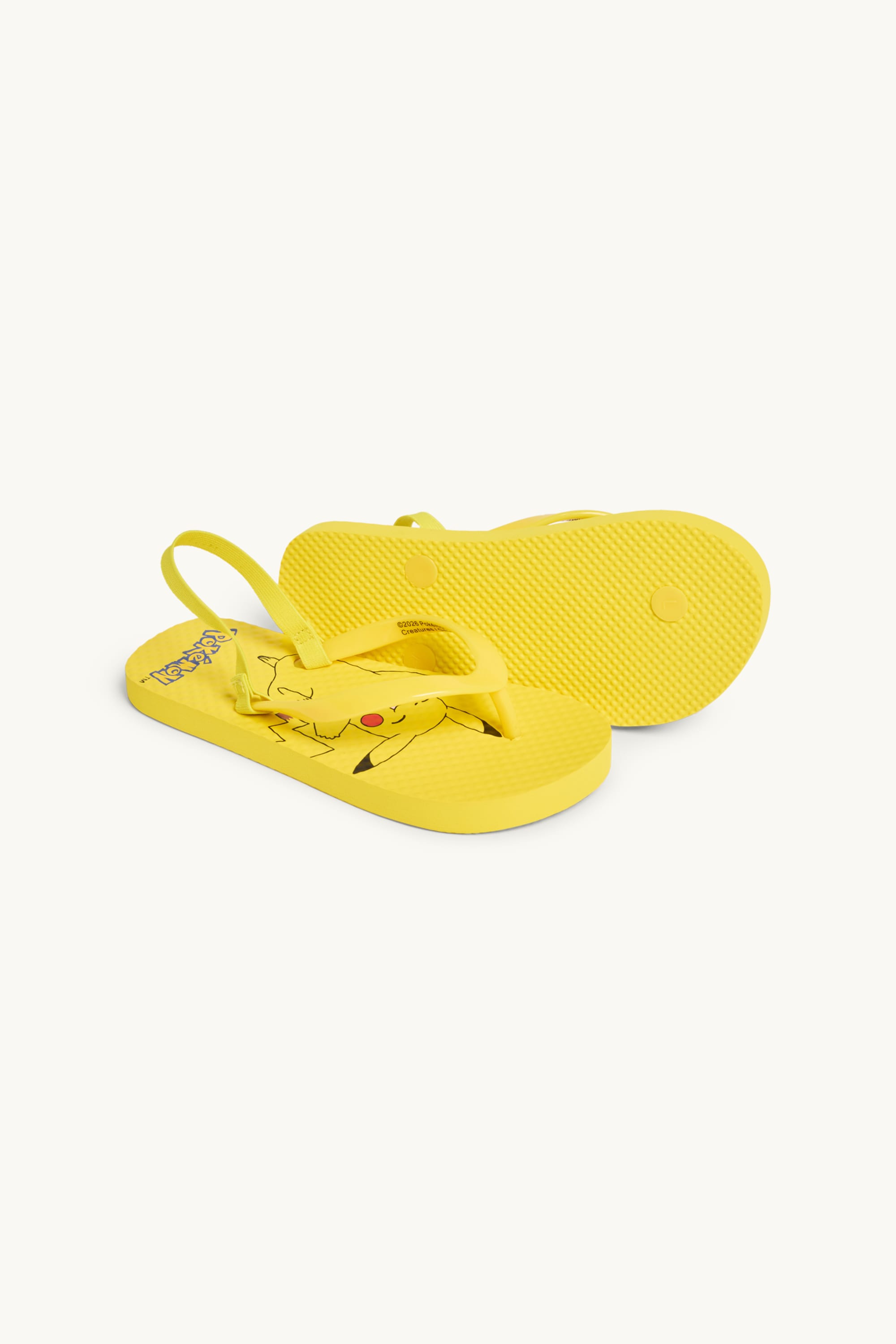 Pokémon - Pikachu - thong sandals yellow