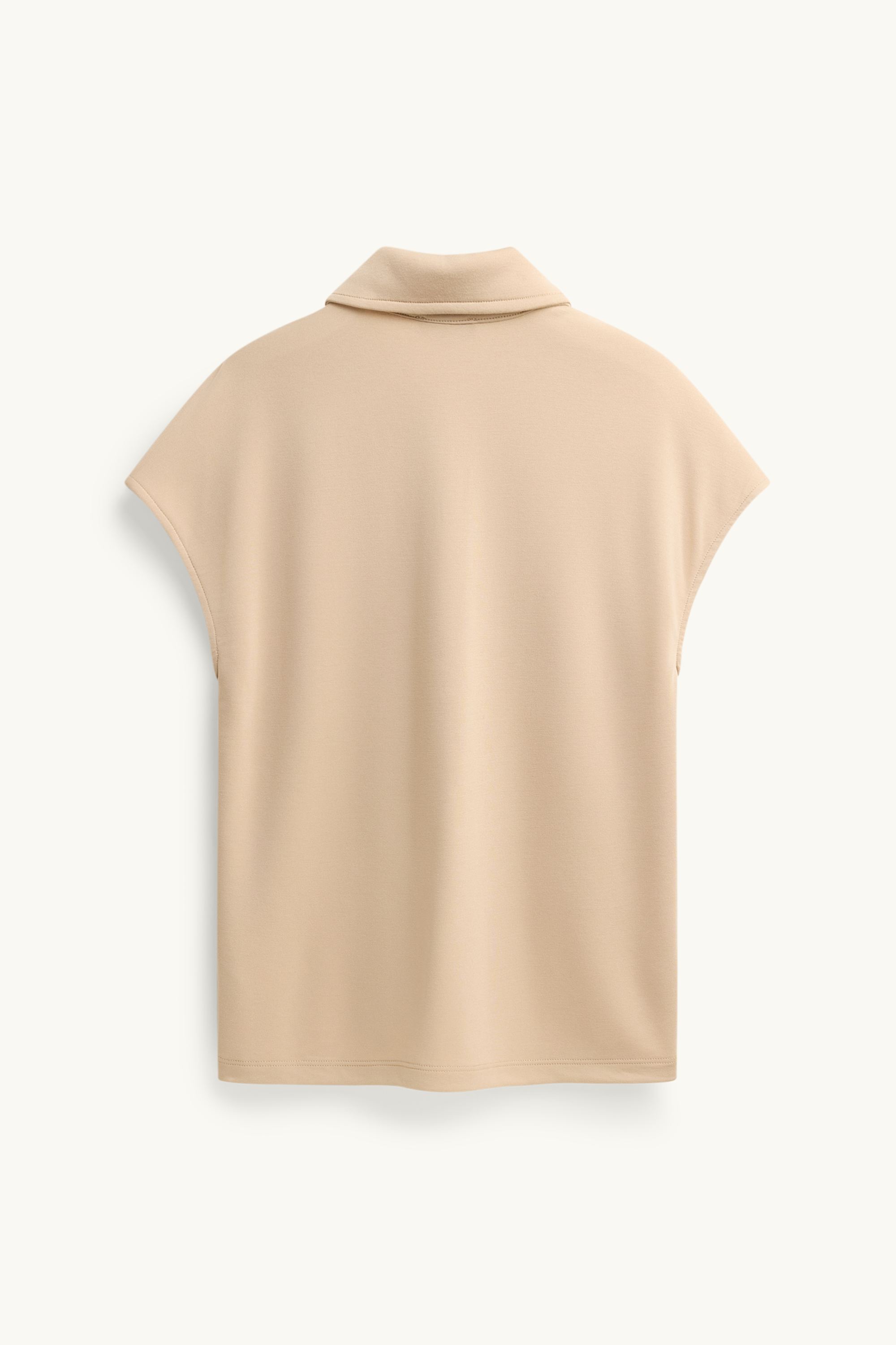 Polo shirt - regular fit light beige
