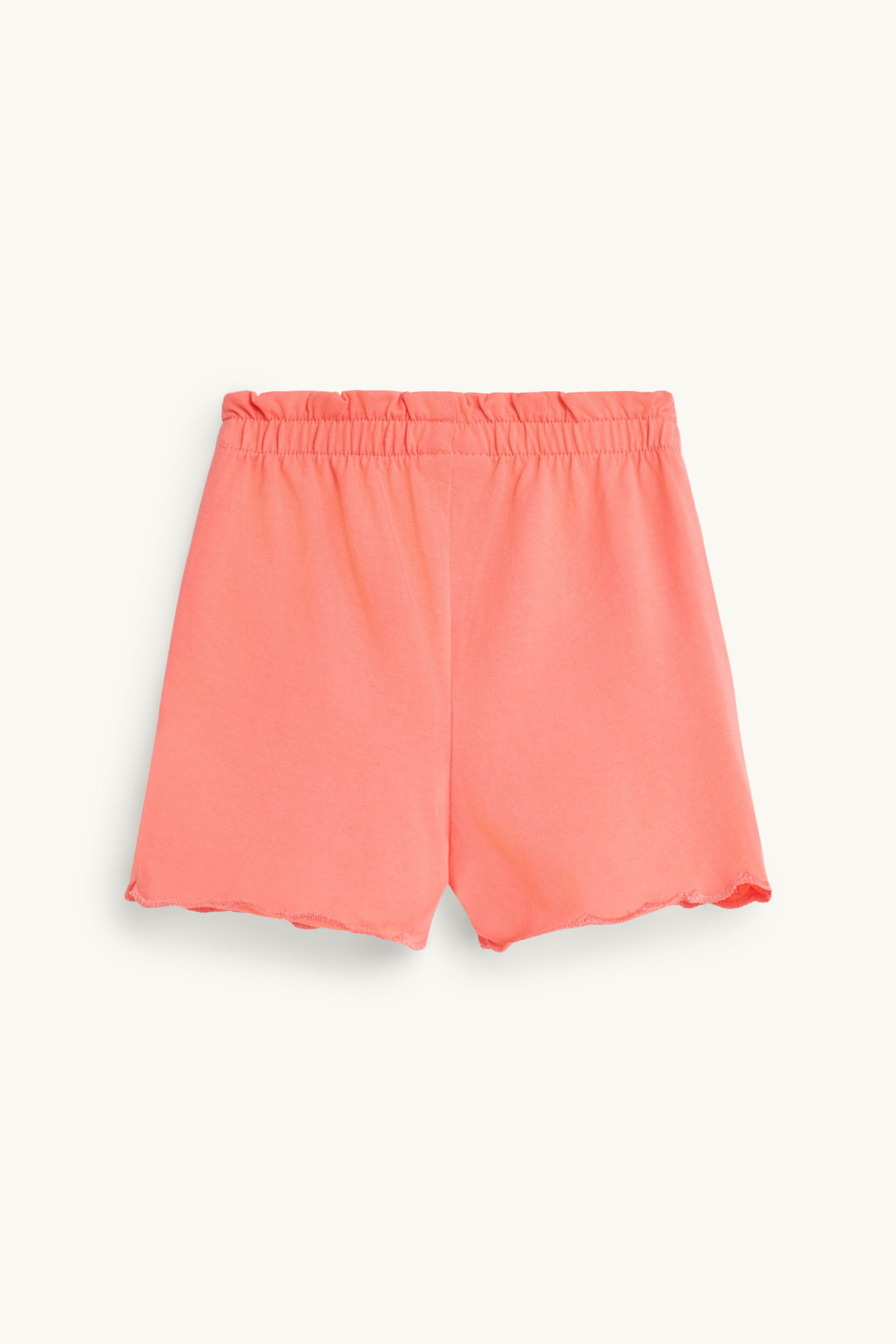 Baby shorts - broderie anglaise orange