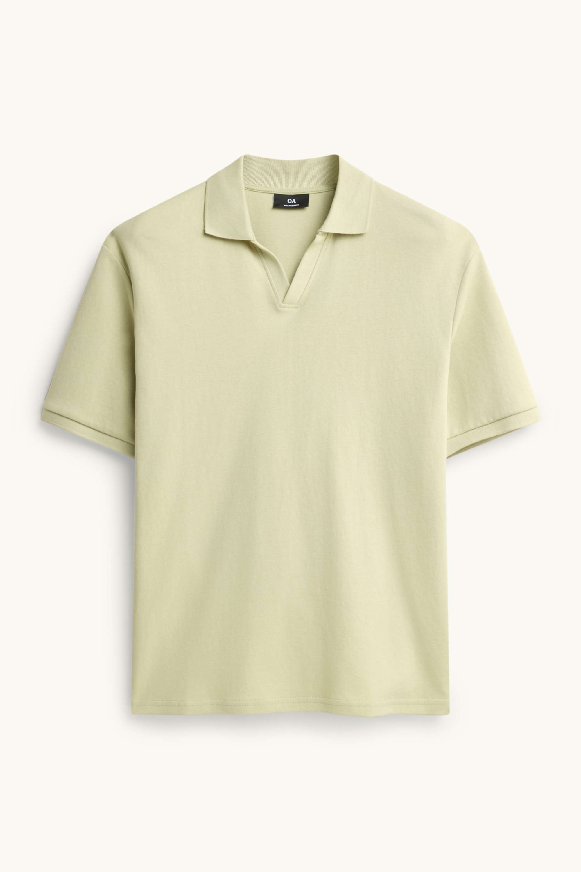 Polo shirt - relaxed fit light green