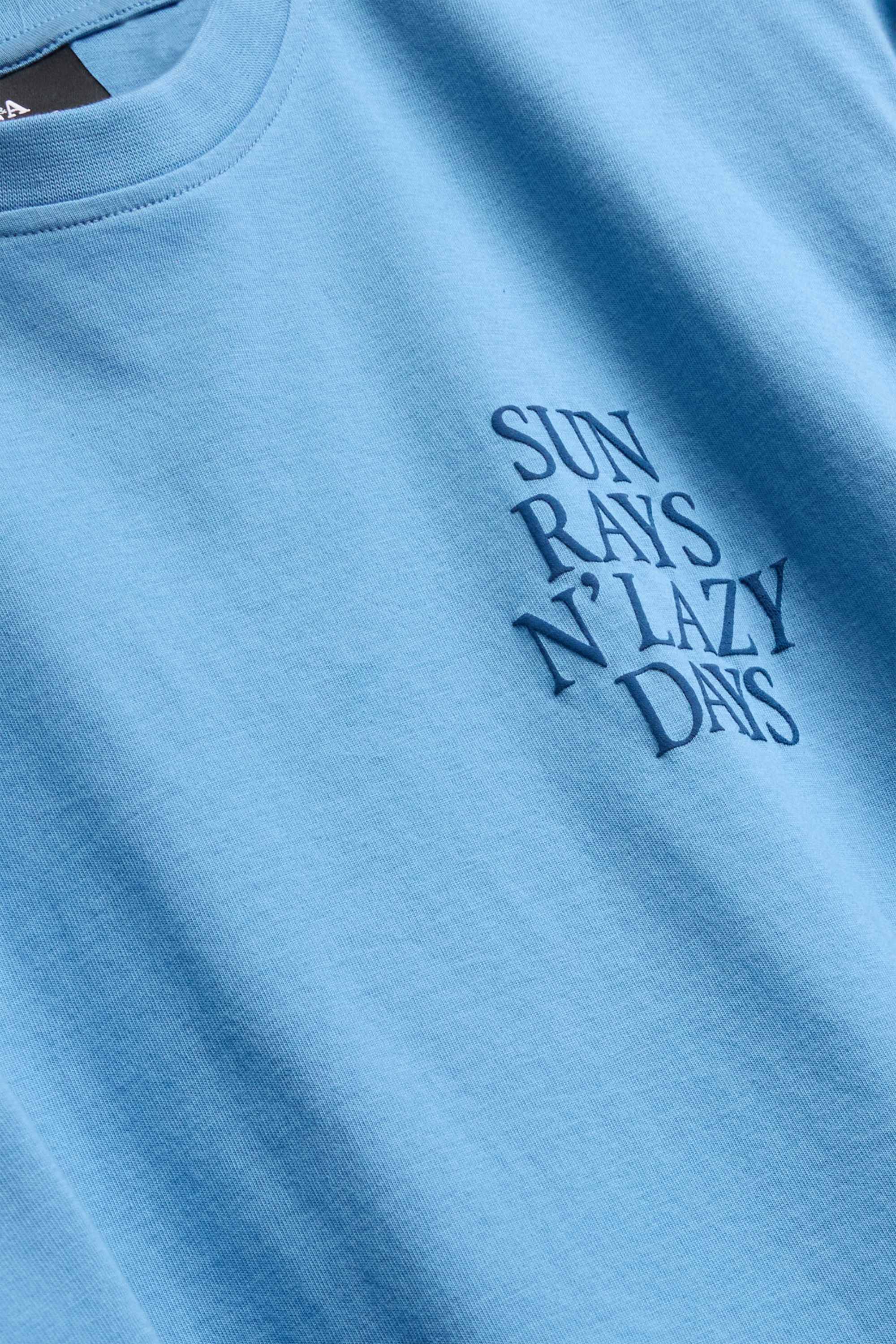 T-shirt - regular fit light blue