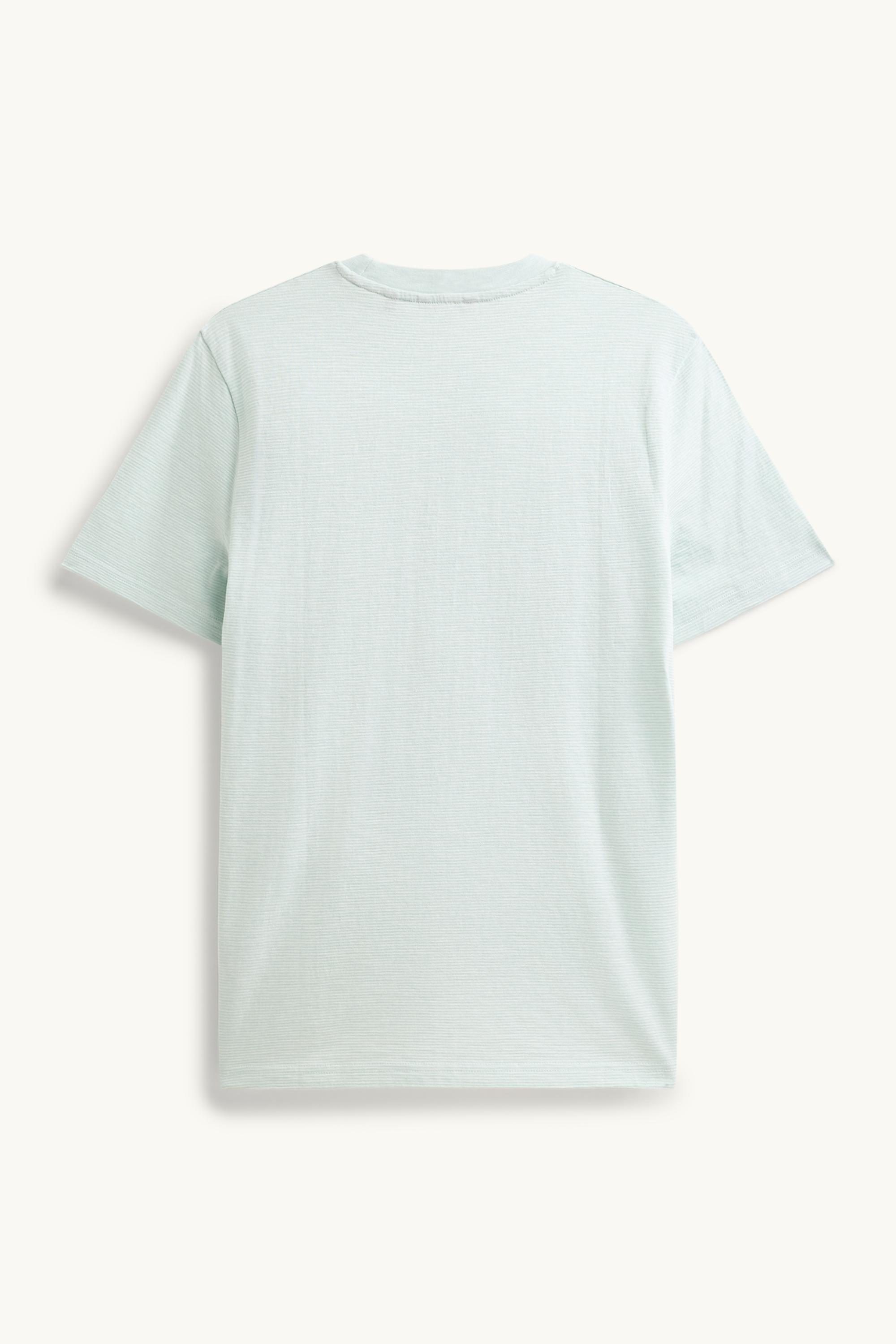 T-shirt - regular fit - striped green