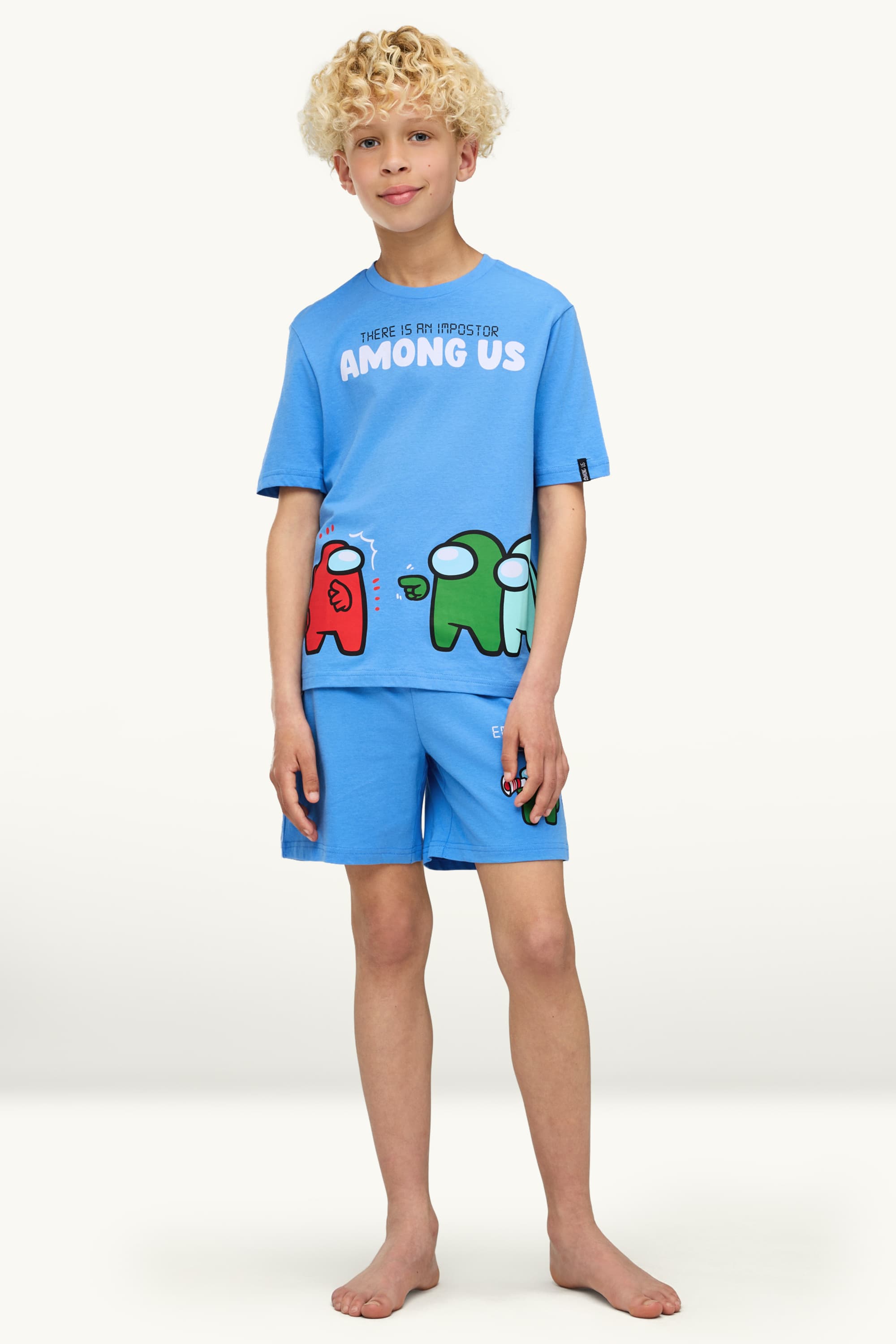 Among Us - short pyjamas - 2 piece blue
