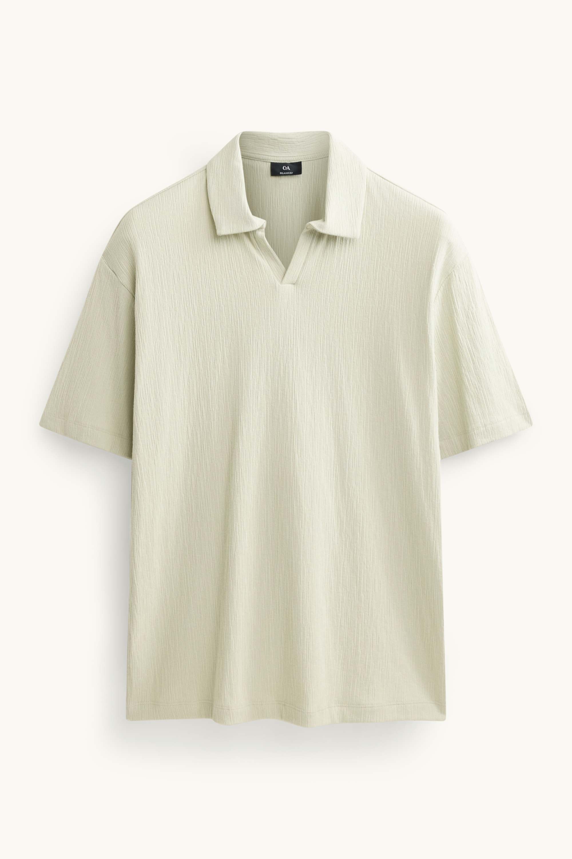 Polo shirt - relaxed fit light green