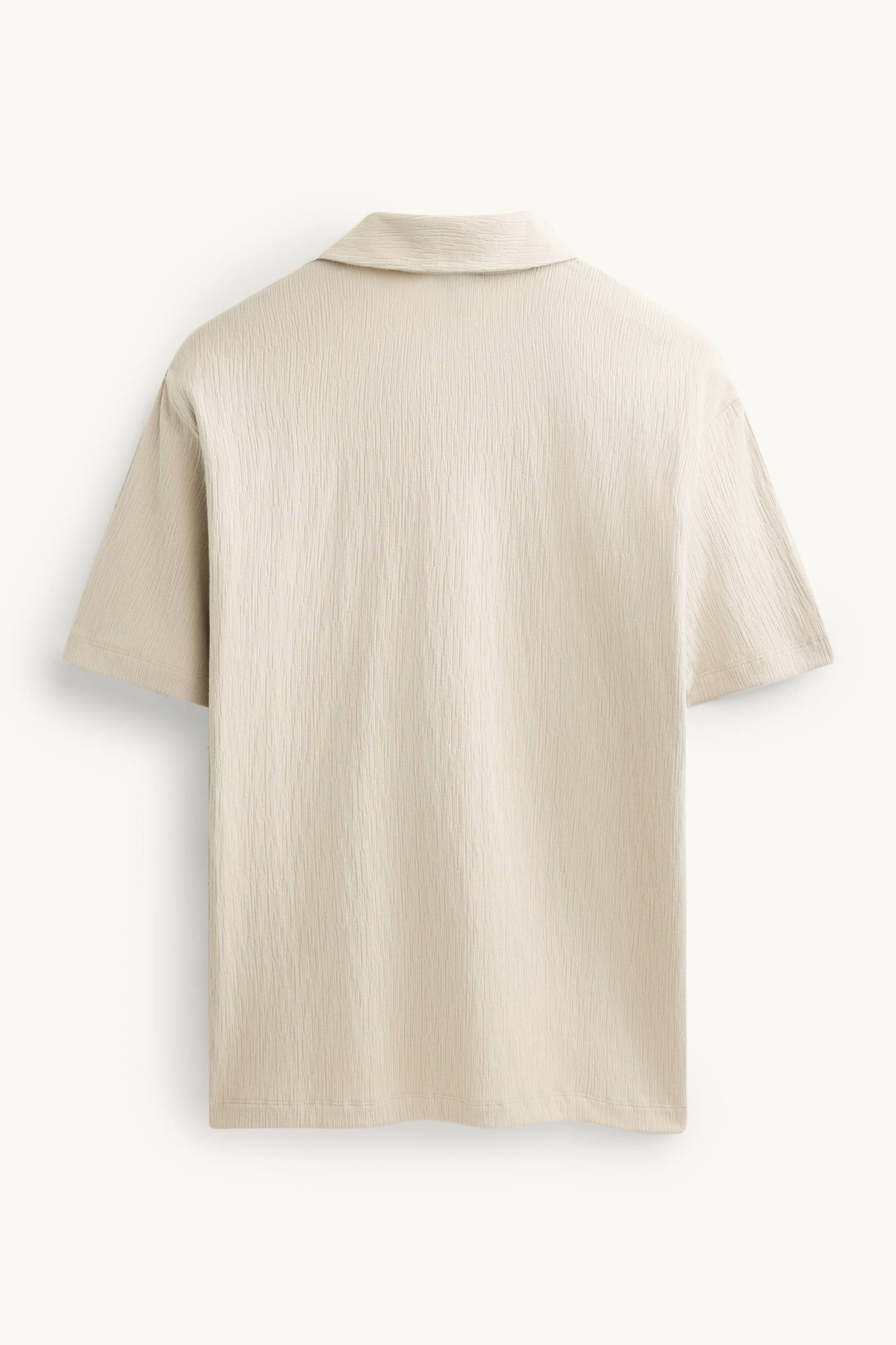 Polo shirt - relaxed fit beige