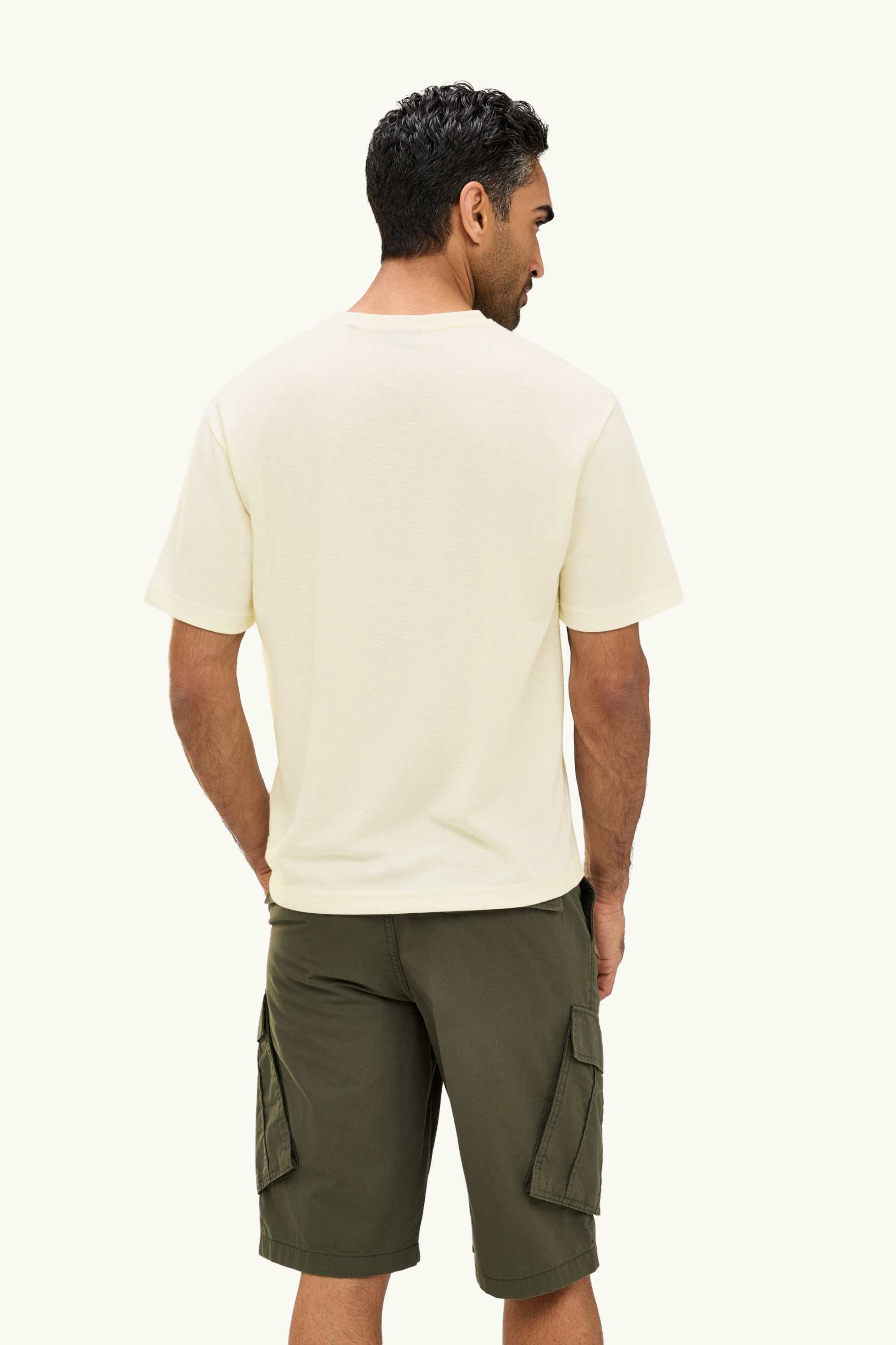 T-shirt - relaxed fit cremewhite