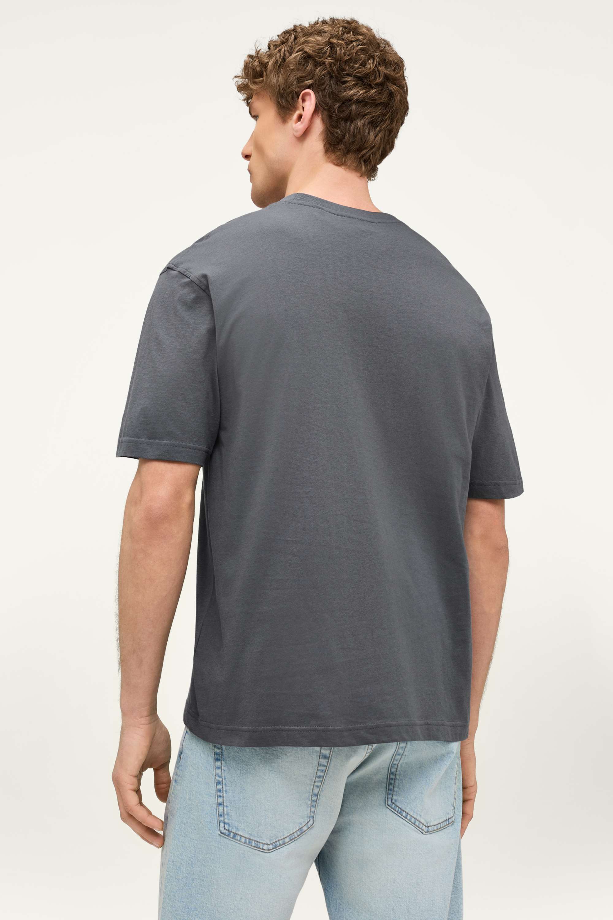 T-shirt - regular fit dark gray