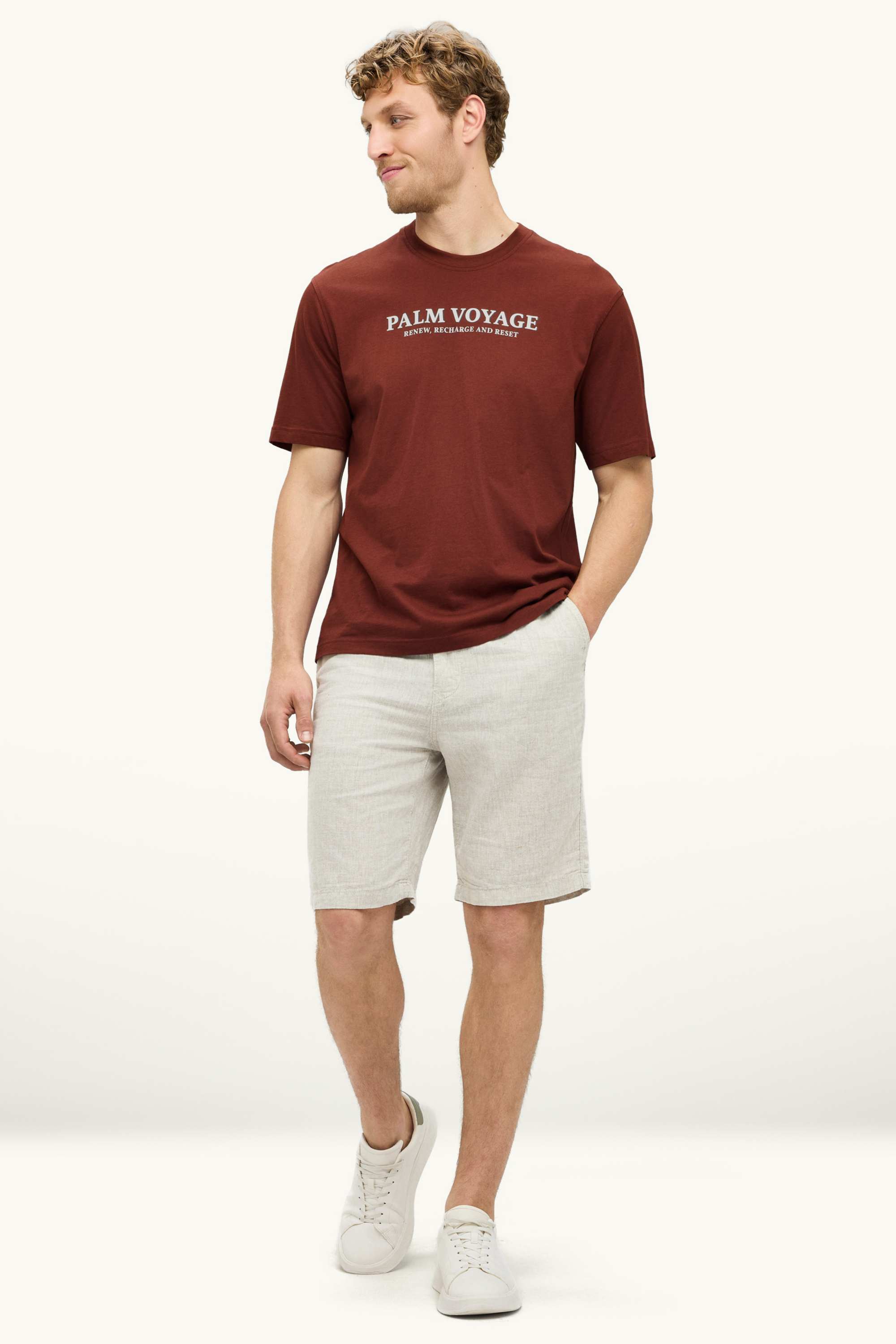 T-shirt - regular fit brown