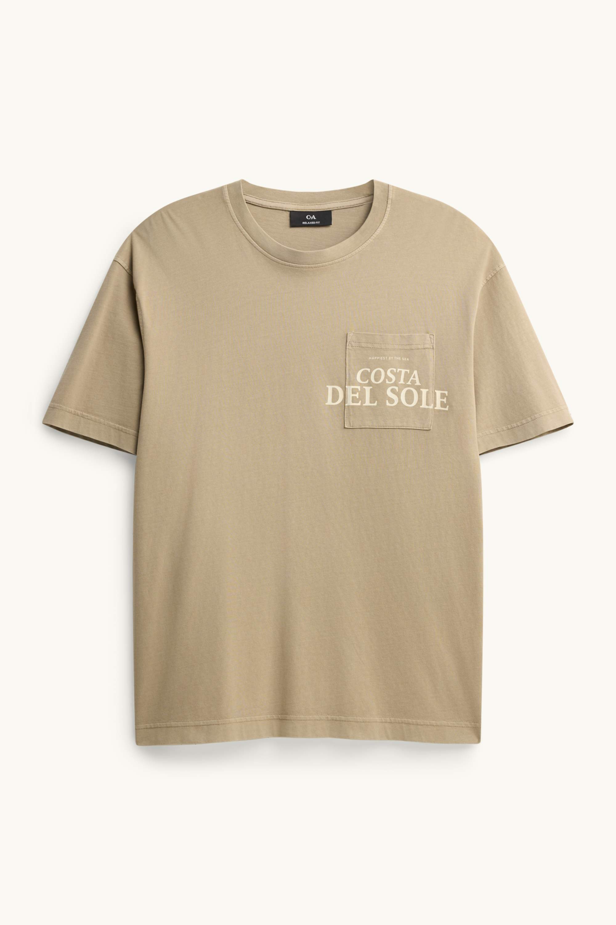 T-shirt - relaxed fit khaki