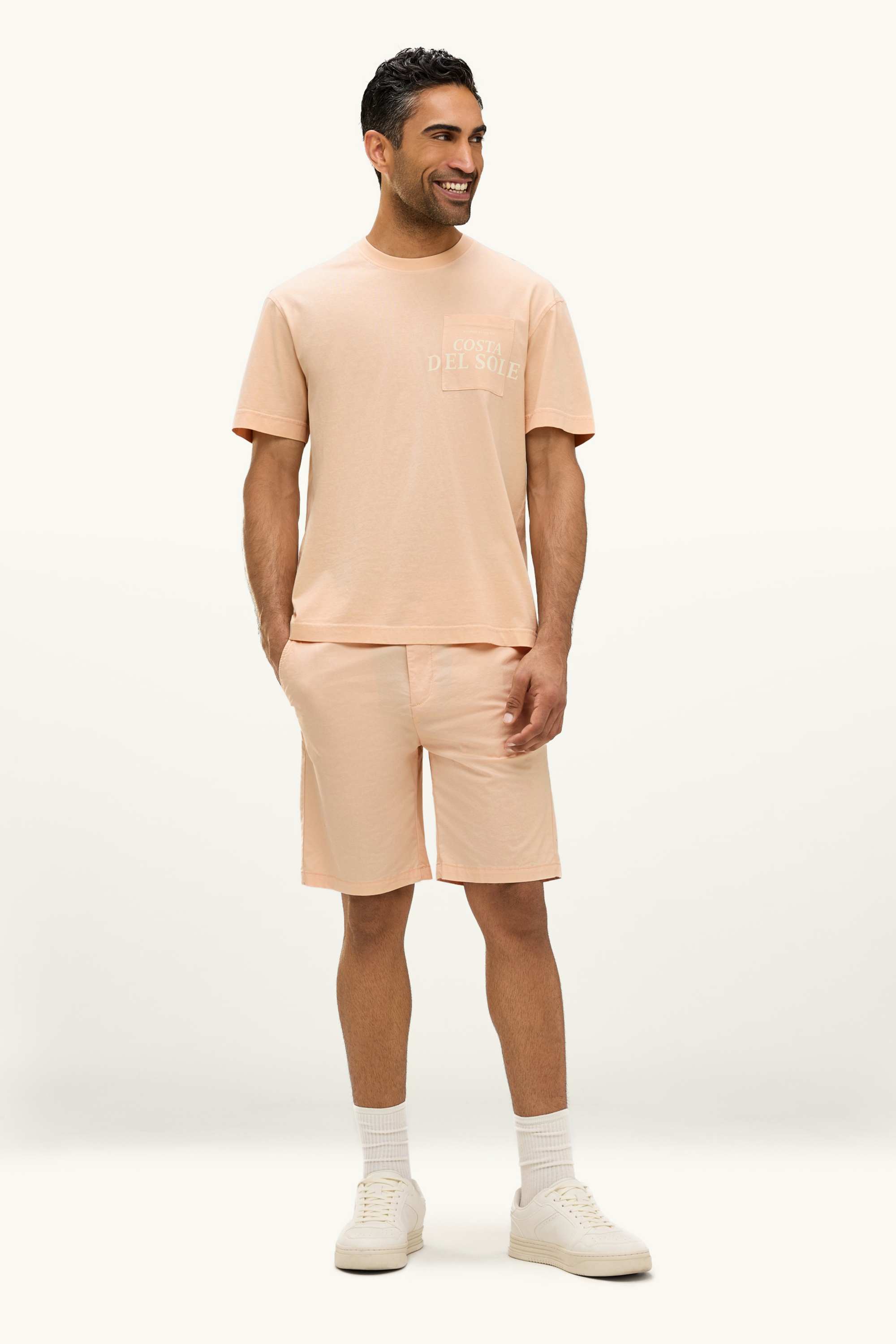 T-shirt - relaxed fit salmon coloured