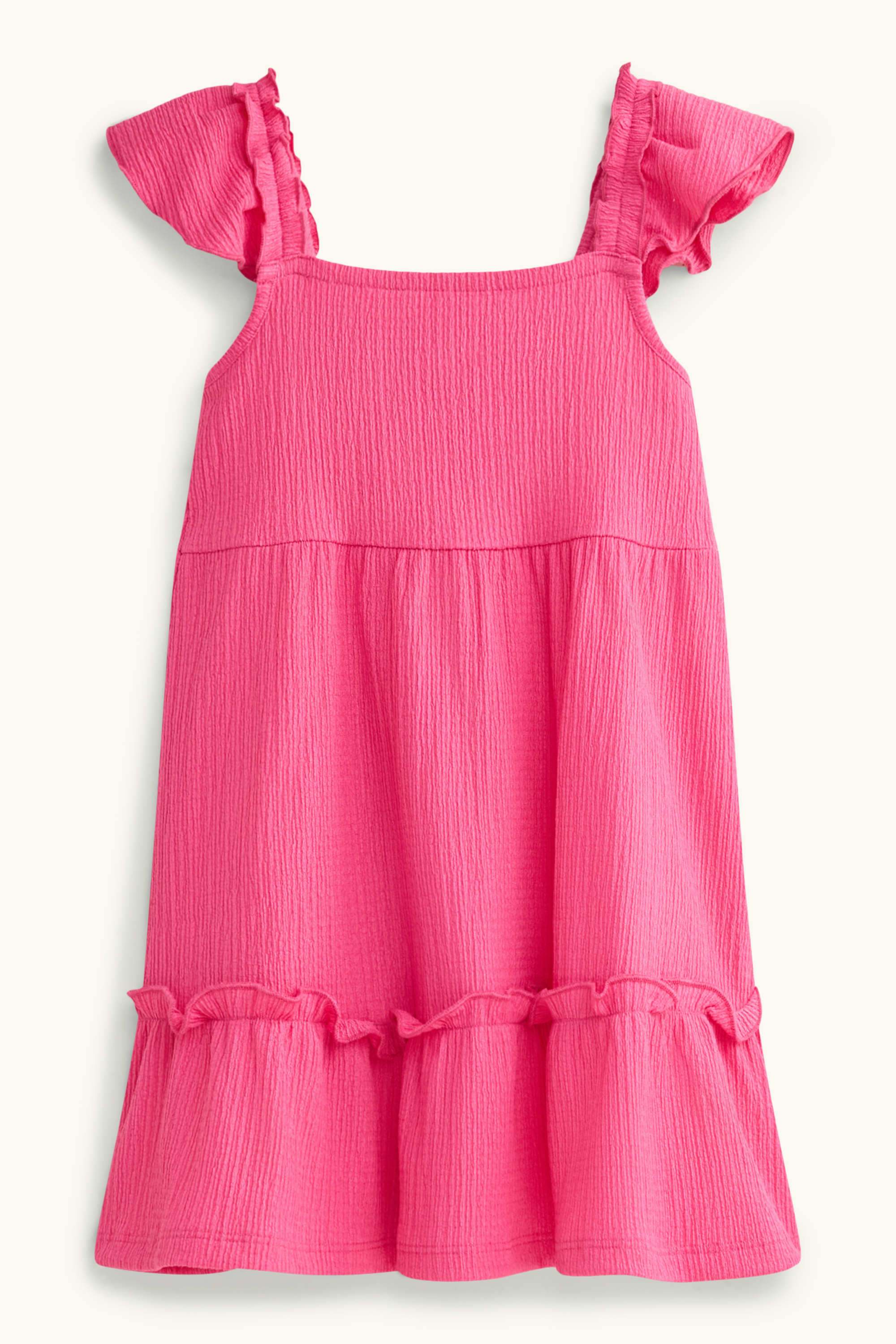Dress - textured pink