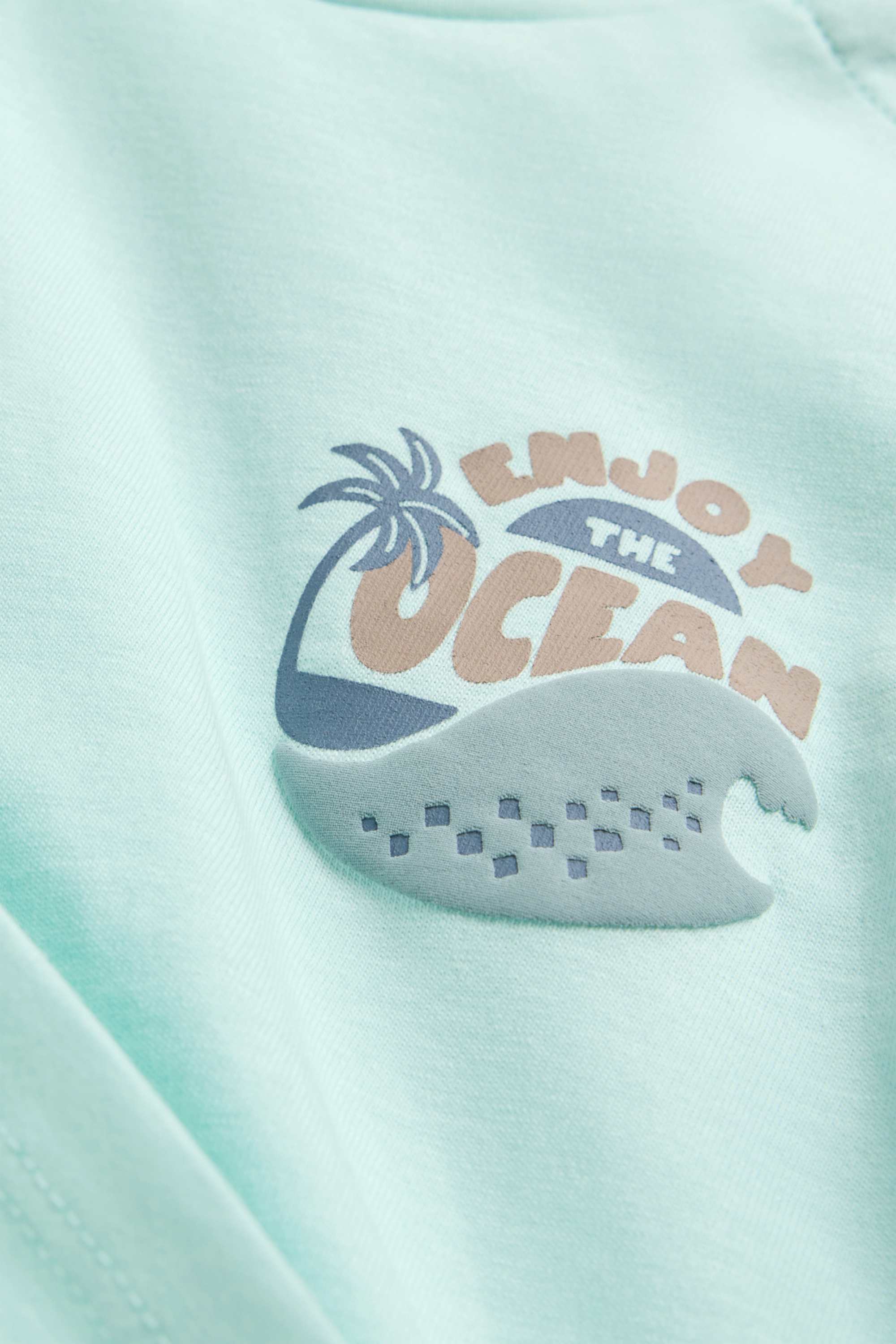 Sea - baby short sleeve T-shirt turquoise
