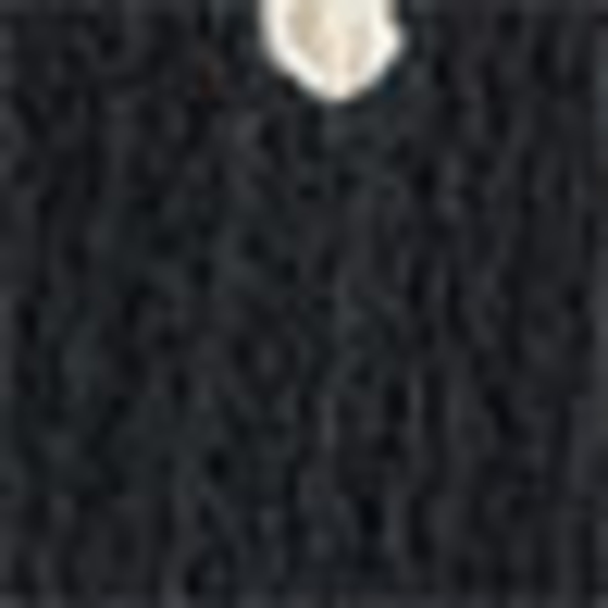 Cloth trousers - polka dot - textured black